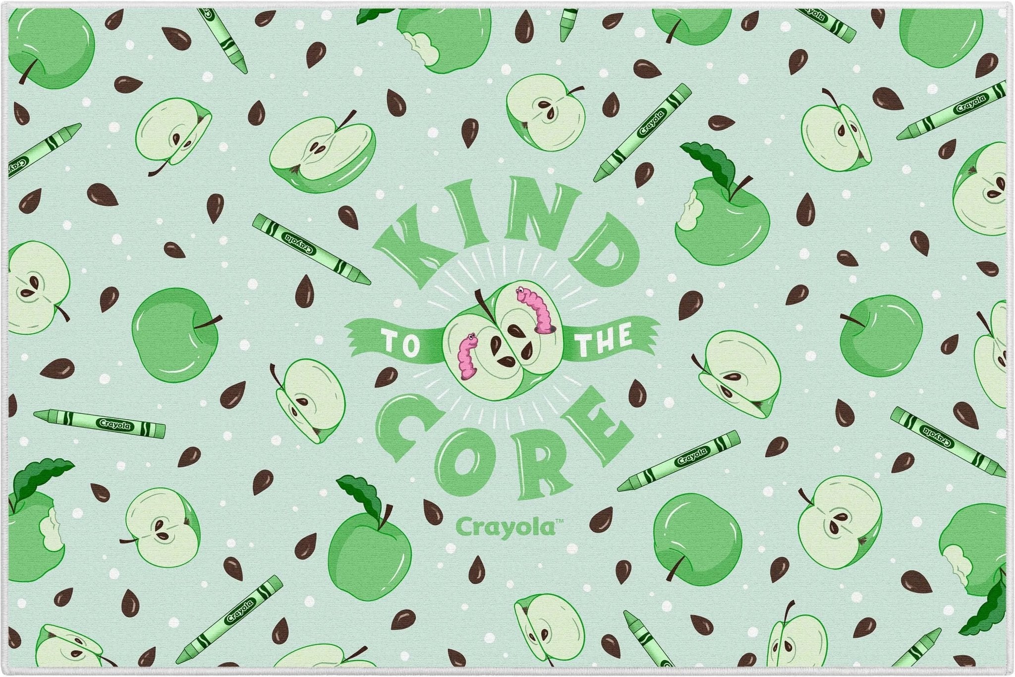 Crayola Kind to the Core Green Area Rug By Well Woven Well Woven