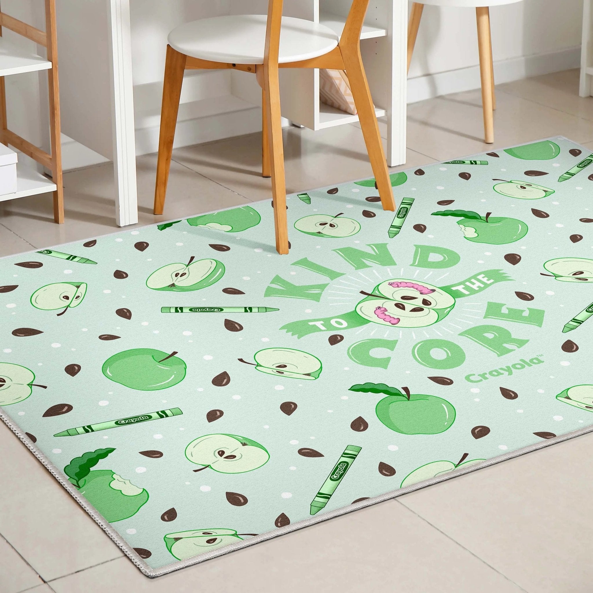 Crayola Kind to the Core Green Area Rug By Well Woven Well Woven