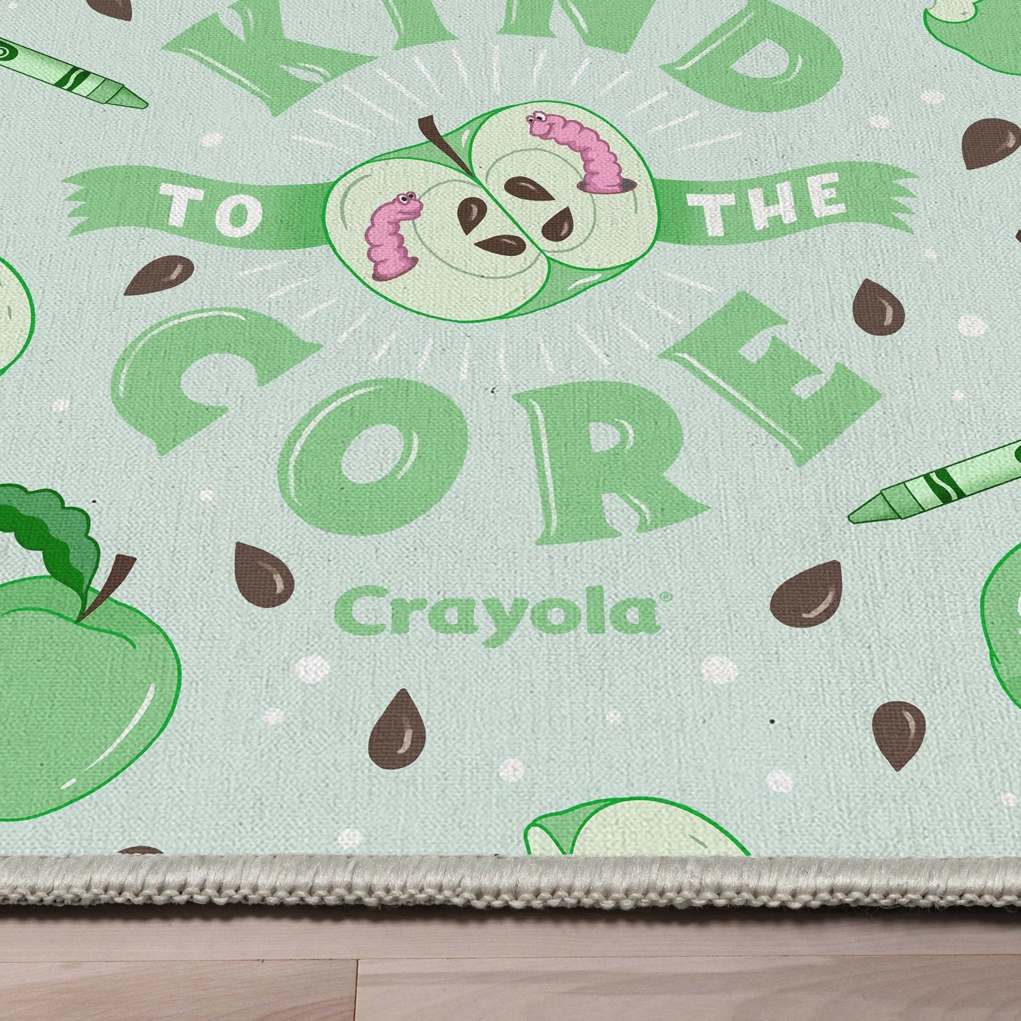 Crayola Kind to the Core Green Area Rug By Well Woven Well Woven