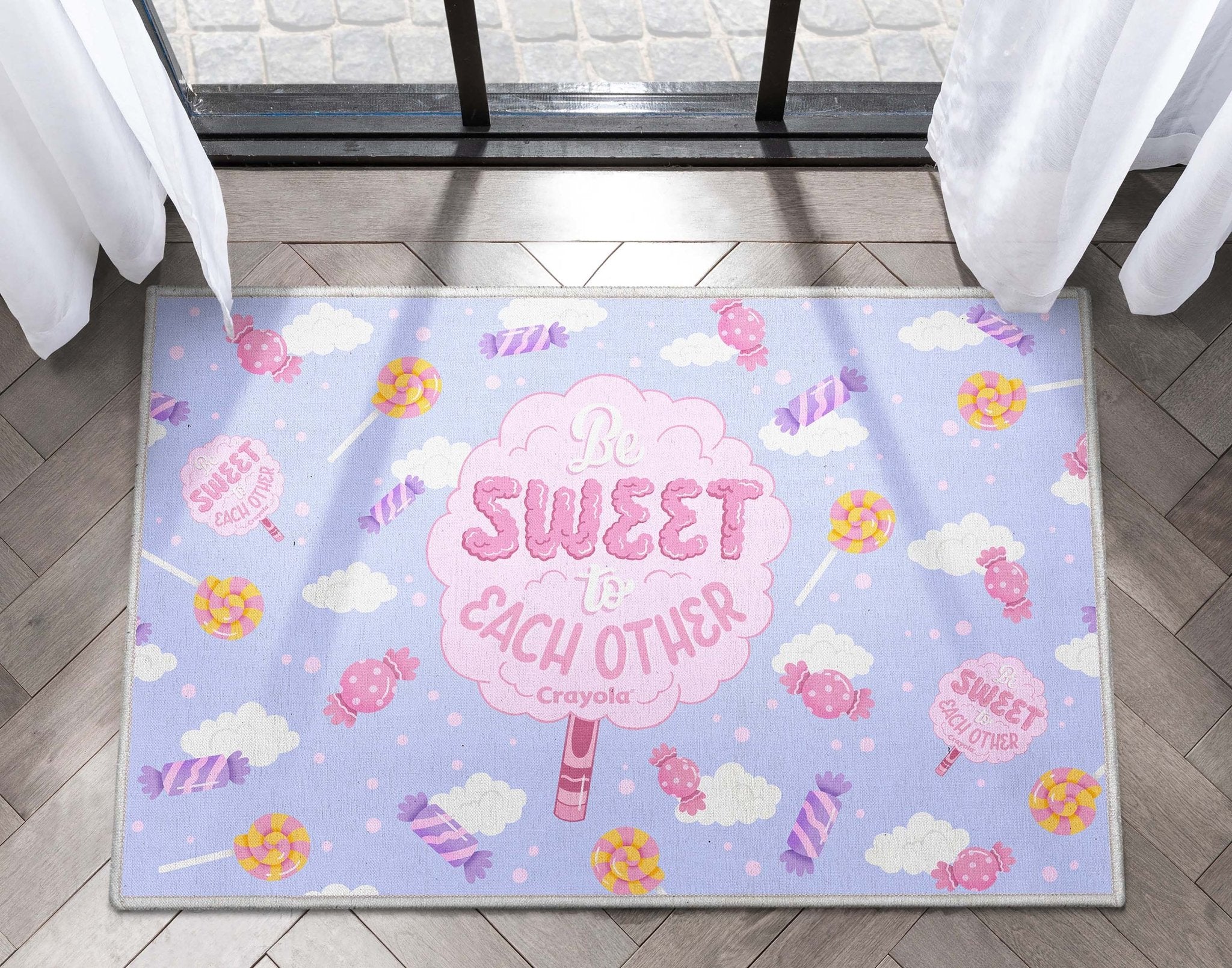 Crayola Be Sweet Lilac Area Rug By Well Woven Well Woven