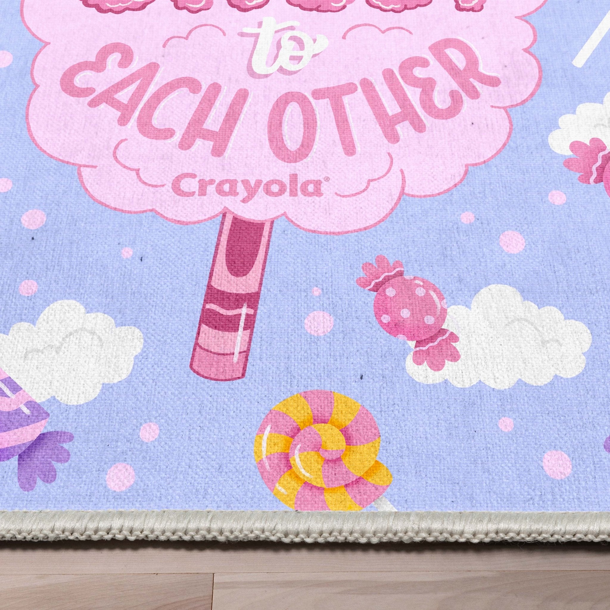 Crayola Be Sweet Lilac Area Rug By Well Woven Well Woven