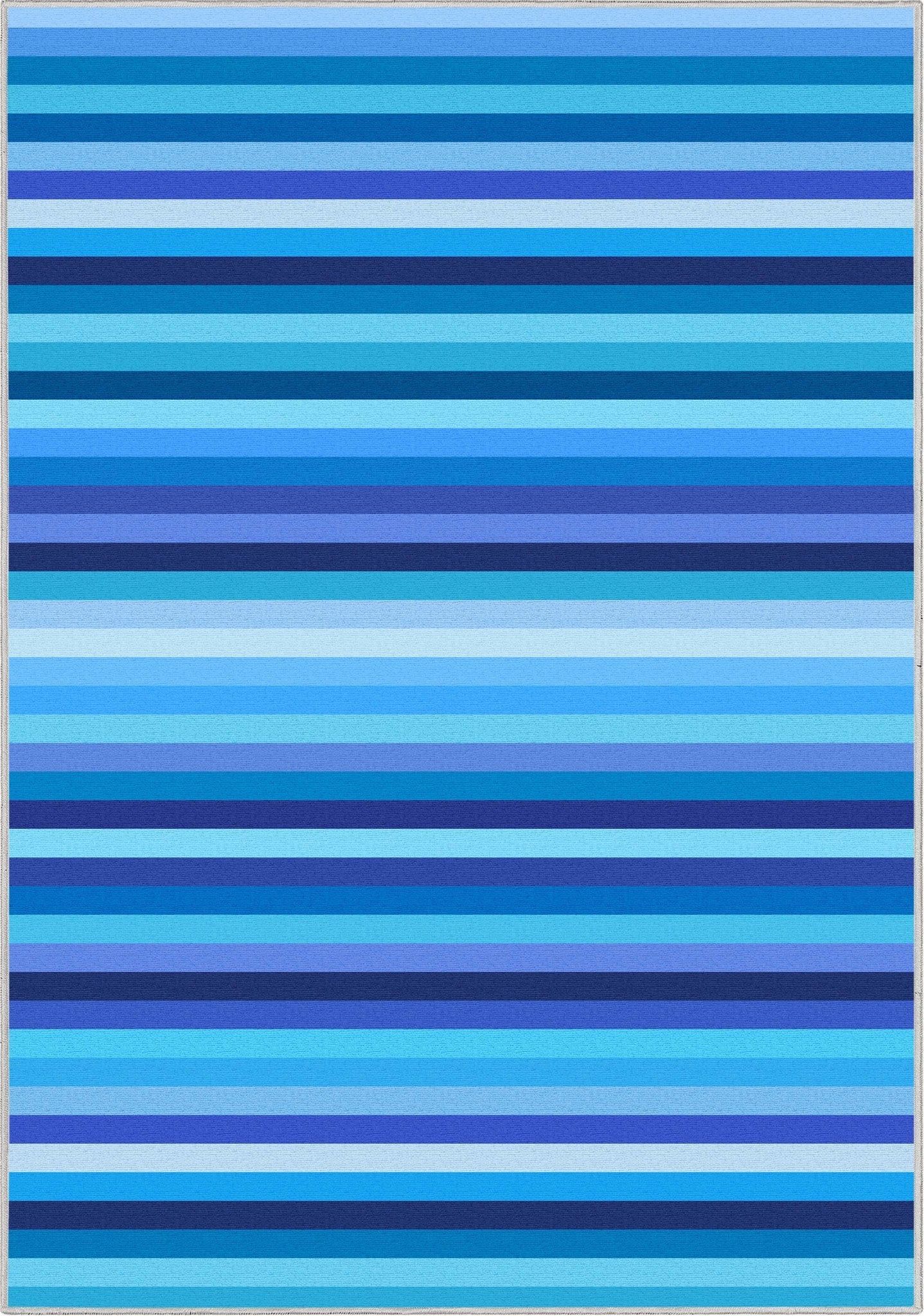 Crayola Stripe Blue Area Rug By Well Woven Well Woven
