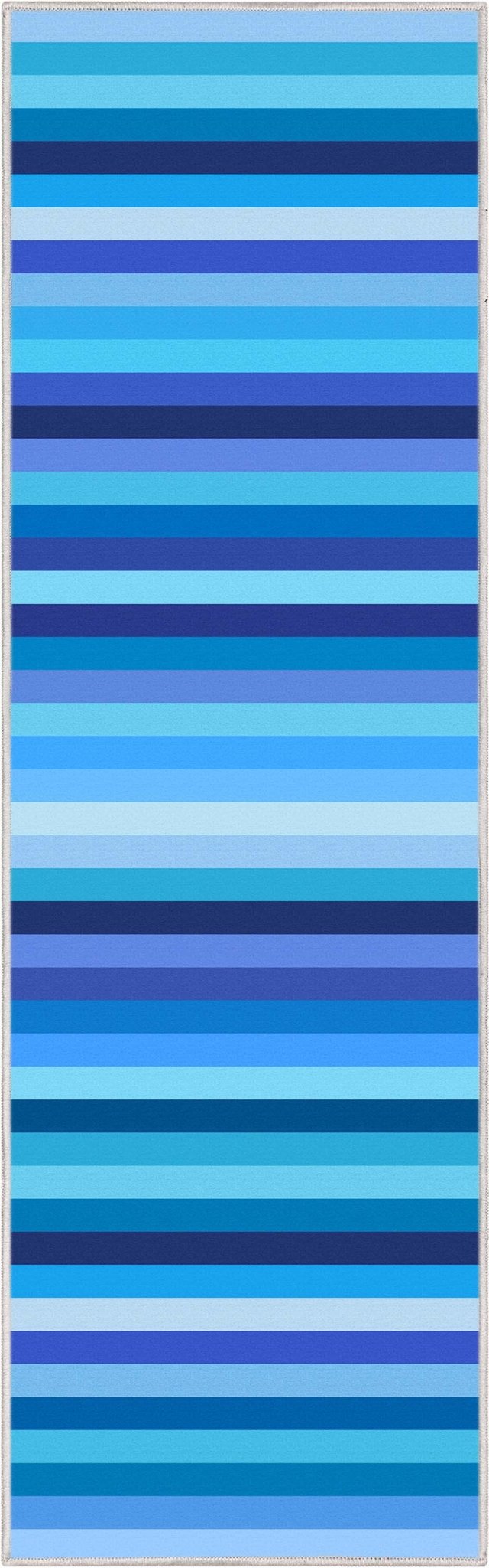 Crayola Stripe Blue Area Rug By Well Woven Well Woven