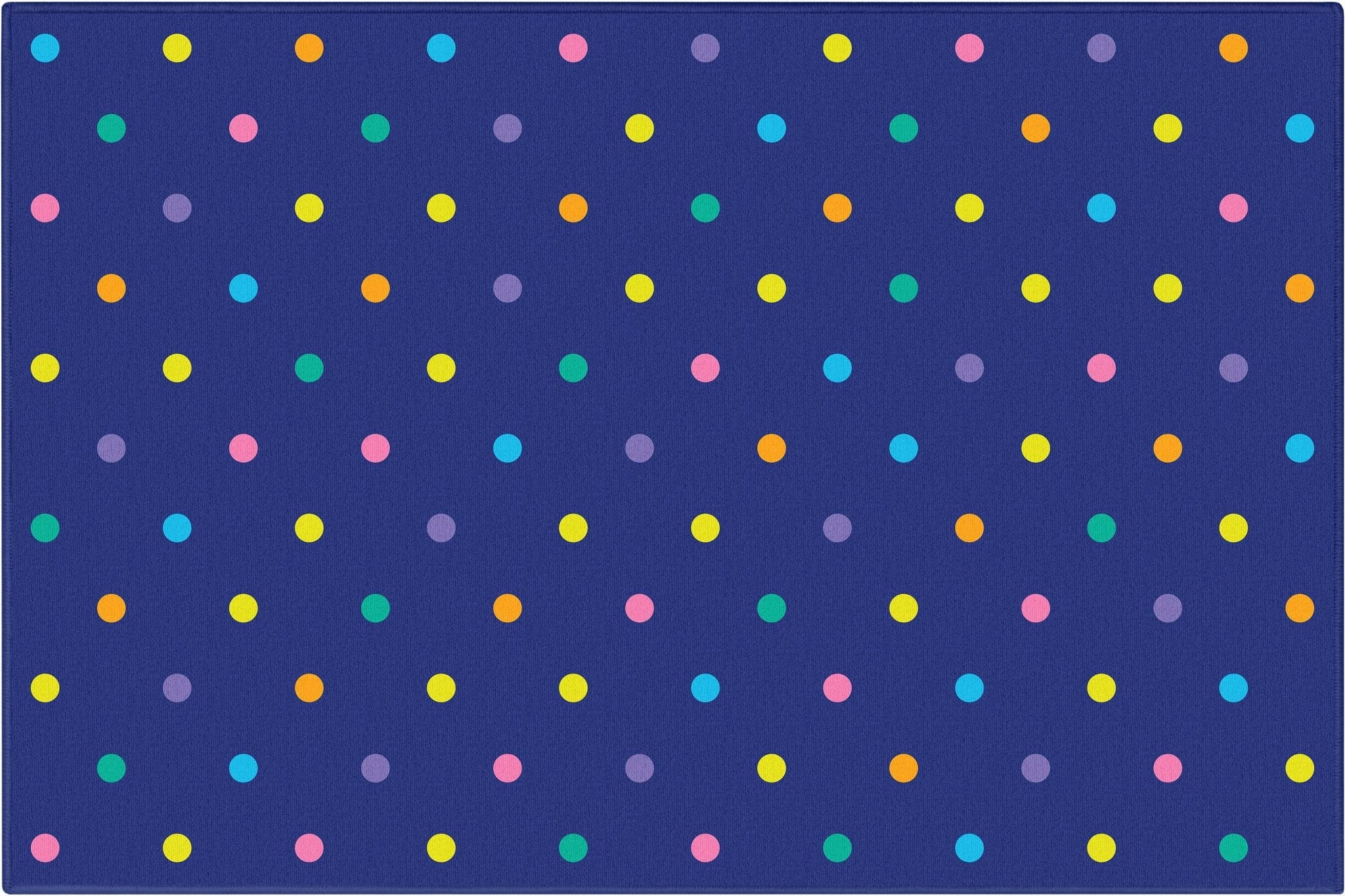 Crayola Polka Dot Blue Area Rug By Well Woven Well Woven