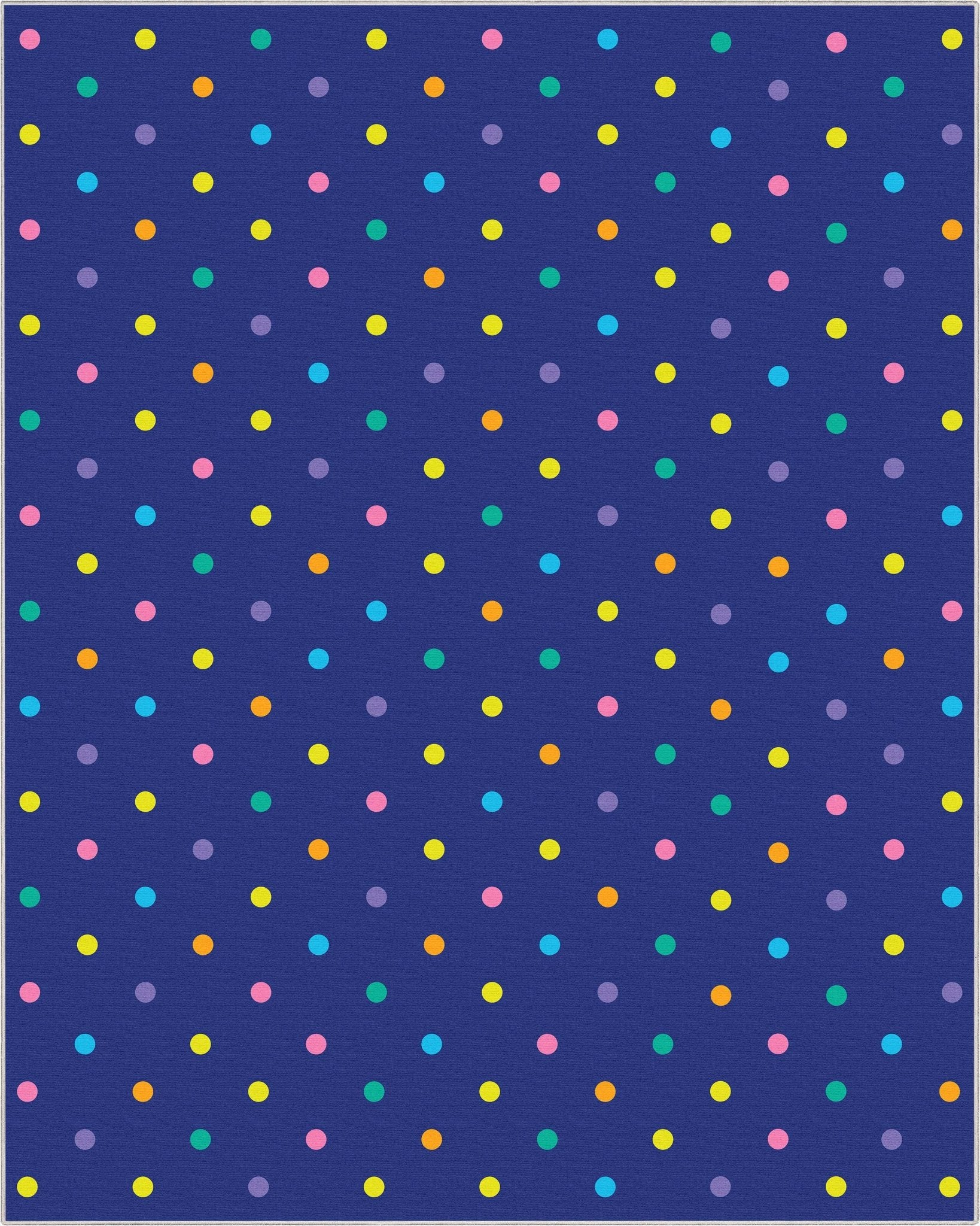 Crayola Polka Dot Blue Area Rug By Well Woven Well Woven