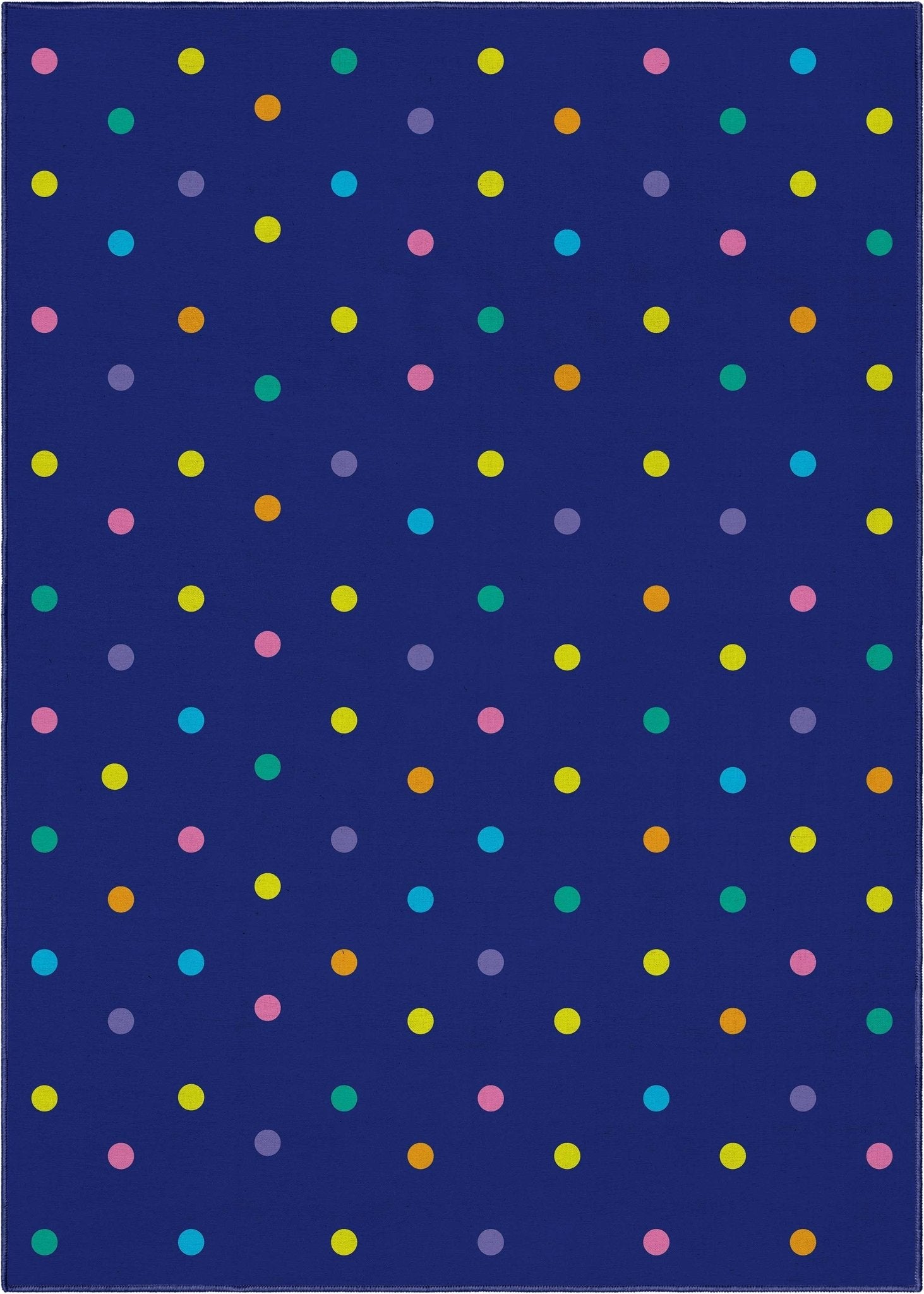Crayola Polka Dot Blue Area Rug By Well Woven Well Woven