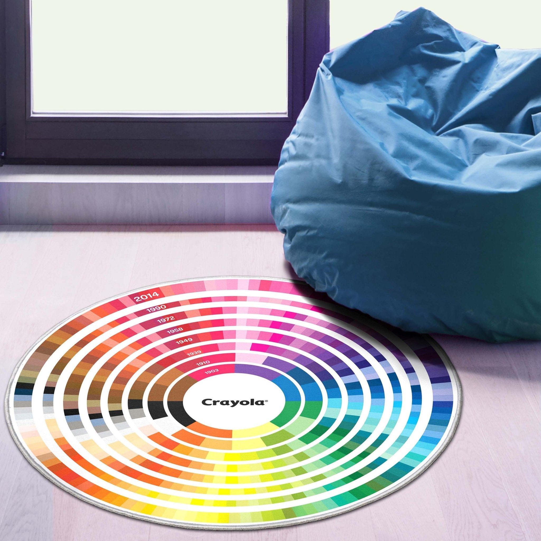 Crayola Color Wheel Multicolor Area Rug By Well Woven Well Woven
