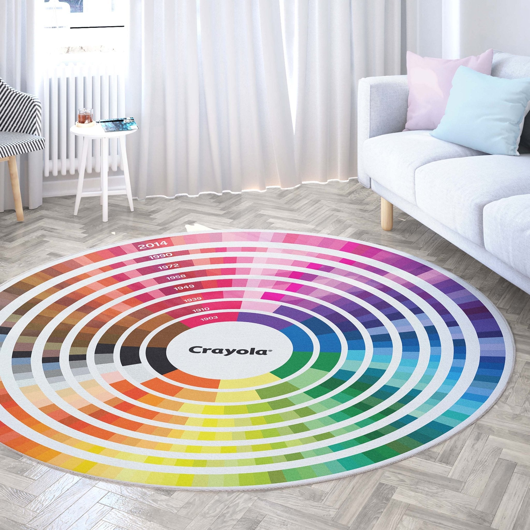 Crayola Color Wheel Multicolor Area Rug By Well Woven Well Woven