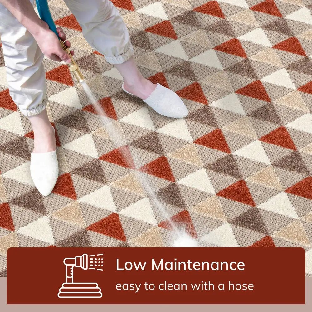 Dream Beige Modern Indoor Outdoor Rug Well Woven