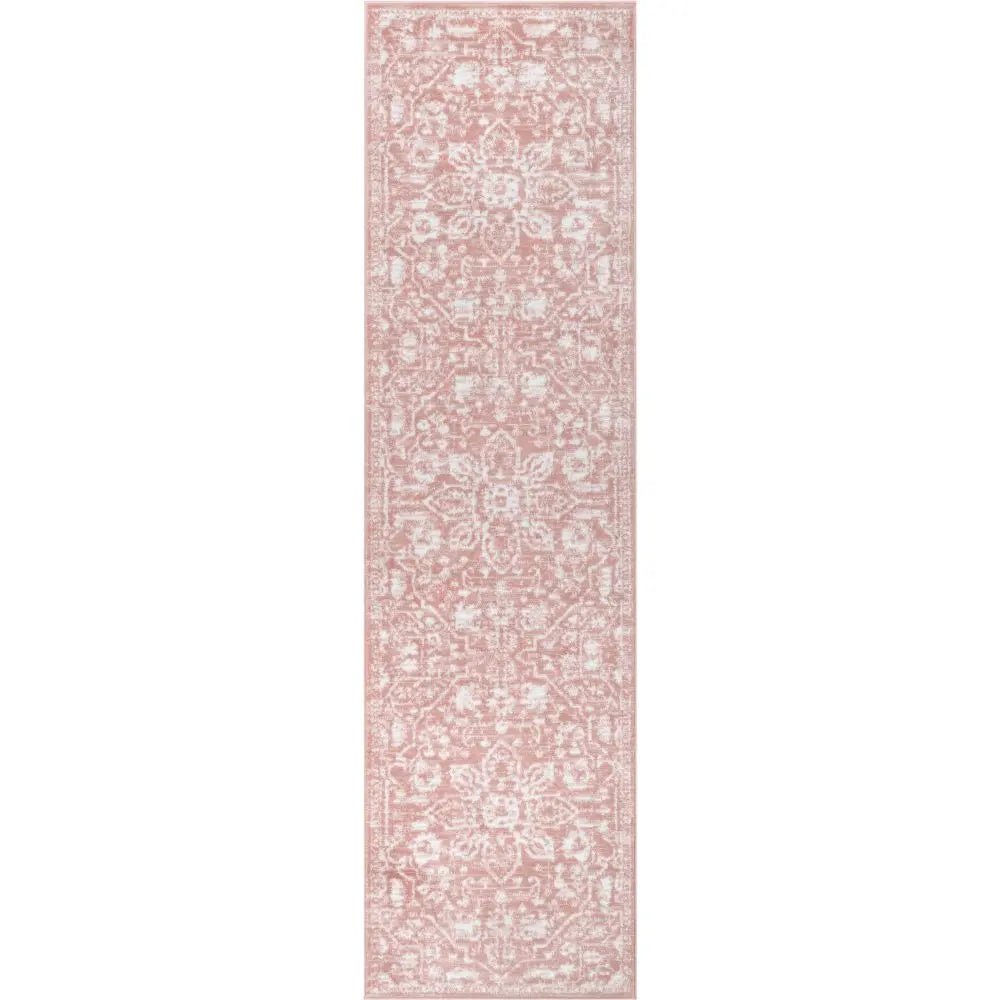 Disa Vintage Medallion Blush Soft Rug By Chill Rugs Well Woven