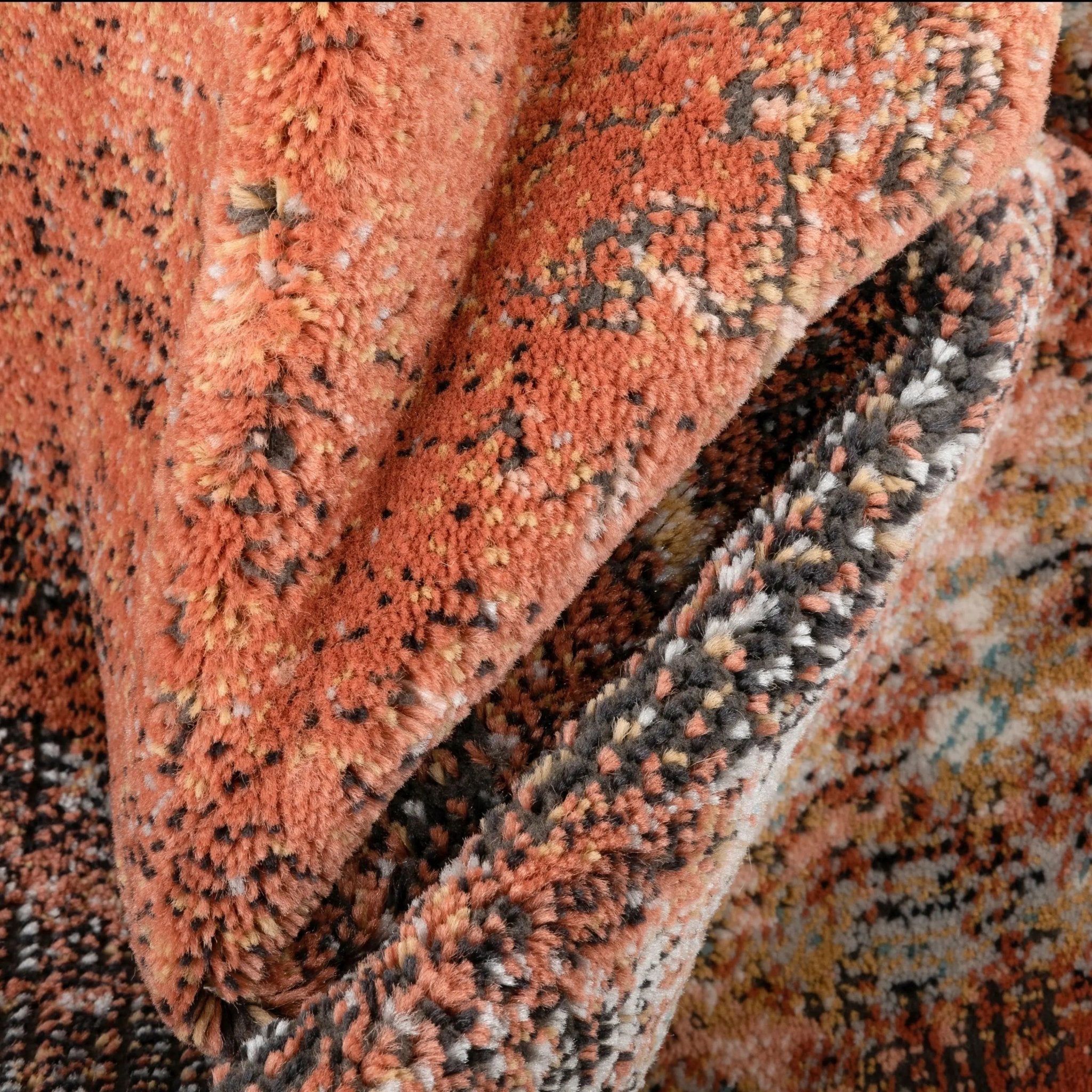 Regen Bohemian Modern Abstract Distressed Multi 2'3" x 7'3" Runner Rug Well Woven