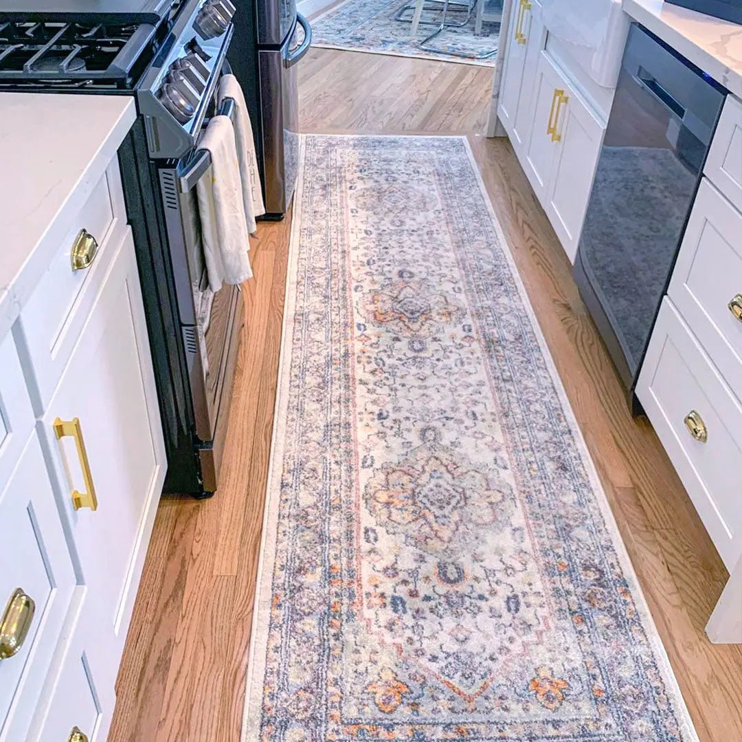 Carno Bohemian Eclectic Persian Beige Rug Well Woven