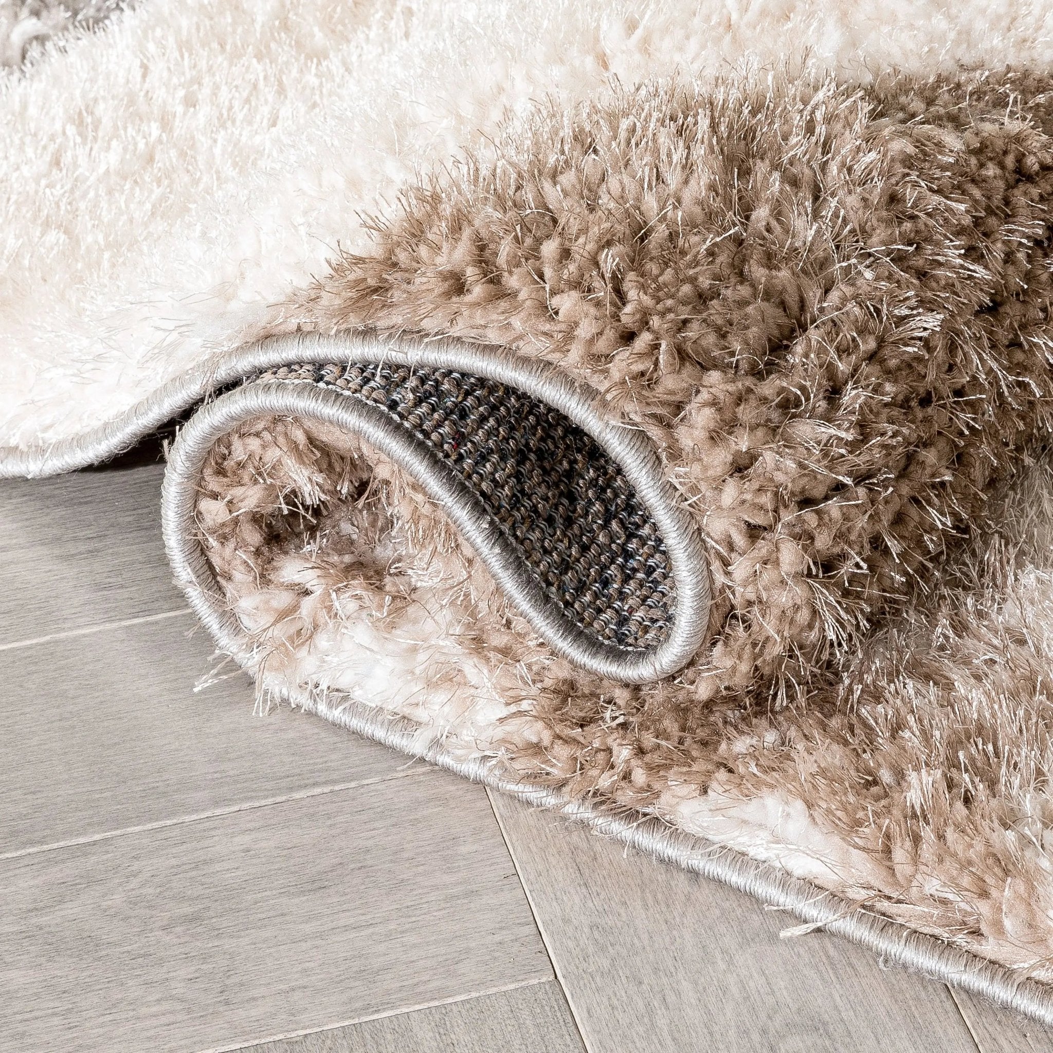 Remi Contemporary Geometric Boxes 3D Textured Shag Grey Light Blue Rug Well Woven