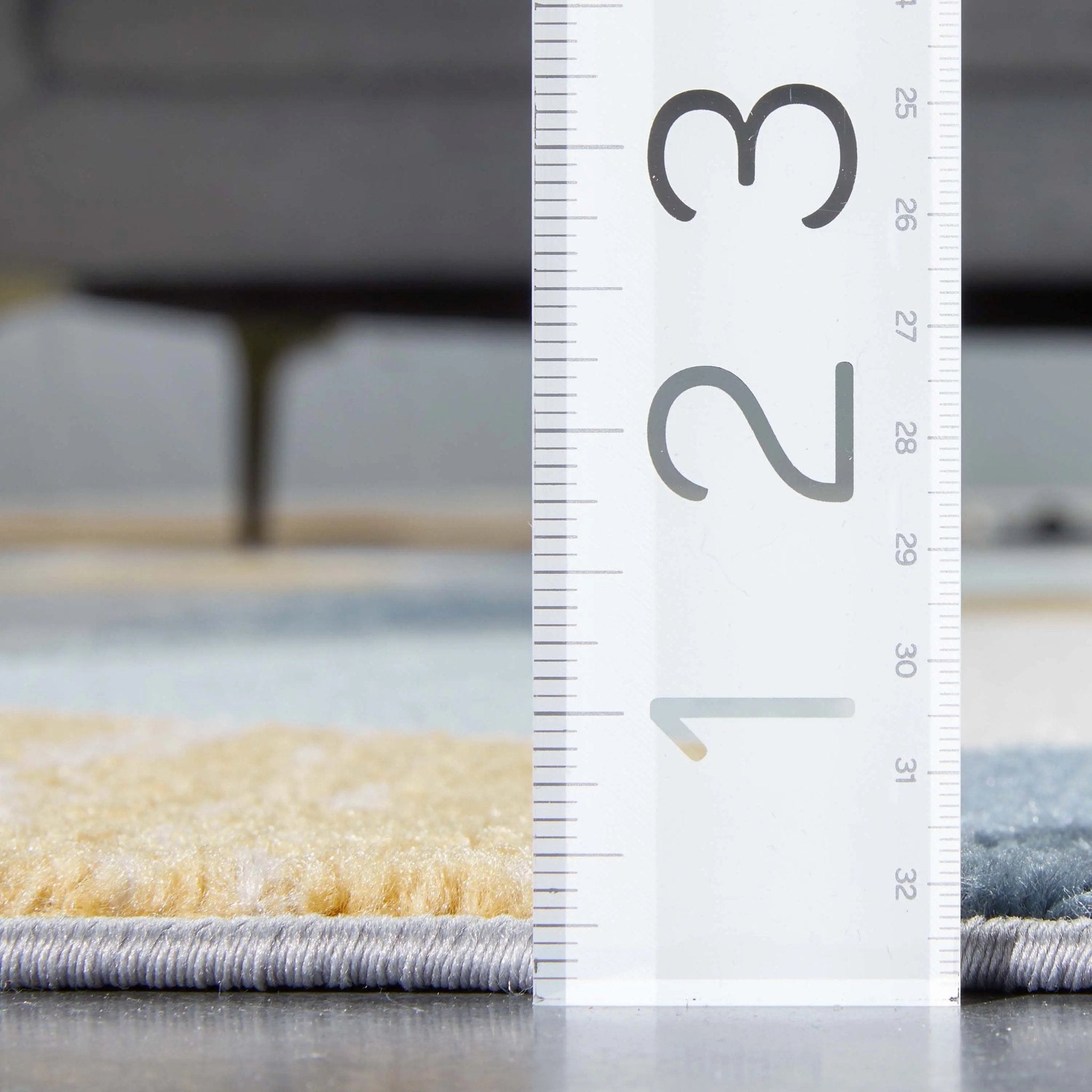 Maddox Blue Modern Geometric Rug Well Woven