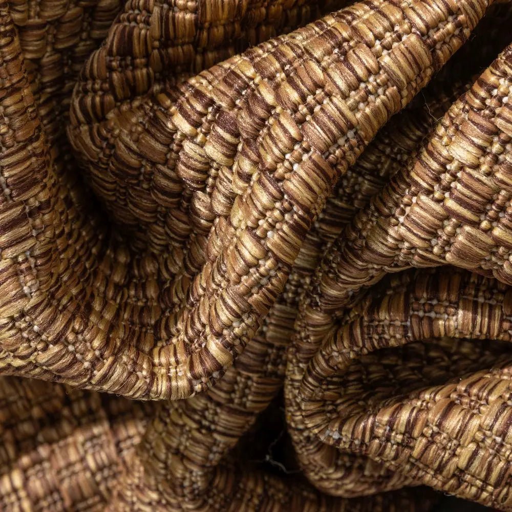 Leif Nordic Geometric Indoor Outdoor Coffee Flatweave 5'3" x 7'3" Rug Well Woven