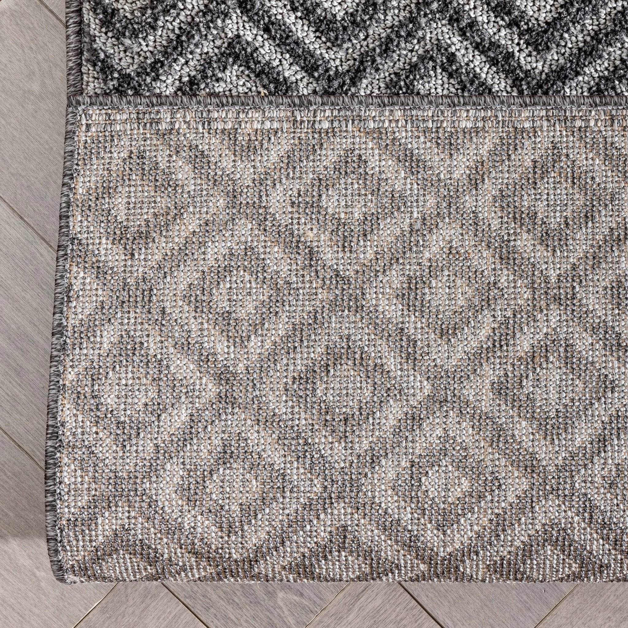 Custom Size Runner Pia Tribal Geometric Diamond Pattern Dark Grey Choose Your Width x Choose Your Length Hallway Runner Rug Well Woven