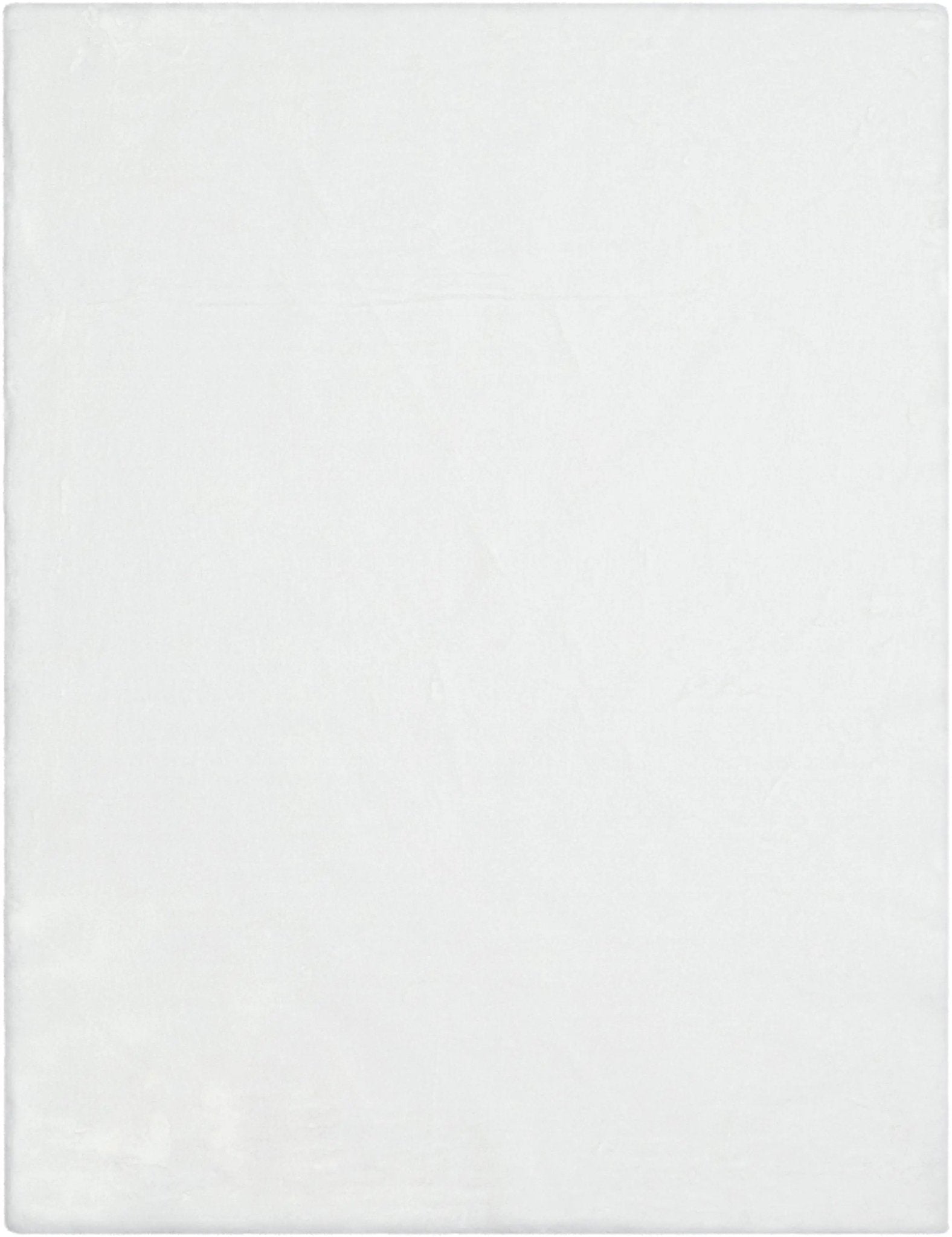 Crest Modern Glam Faux Fur Plush White Shag Rug Well Woven