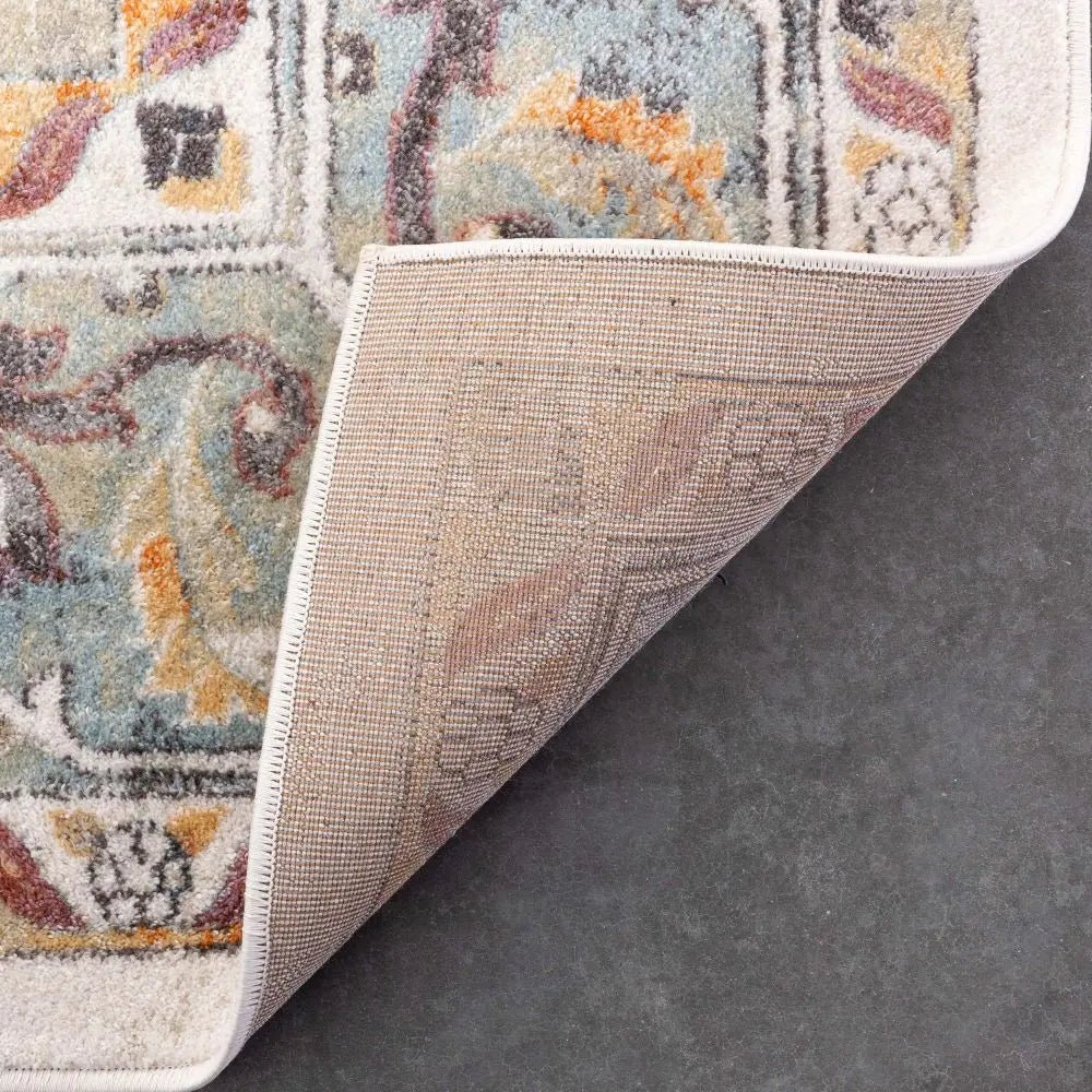 Carno Bohemian Eclectic Persian Beige Rug Well Woven