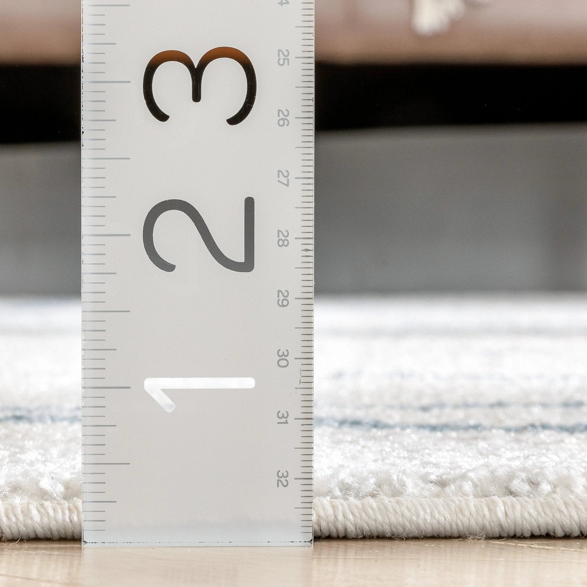 Crisscross Nordic Geometric Pattern Blue Ivory Rug Well Woven