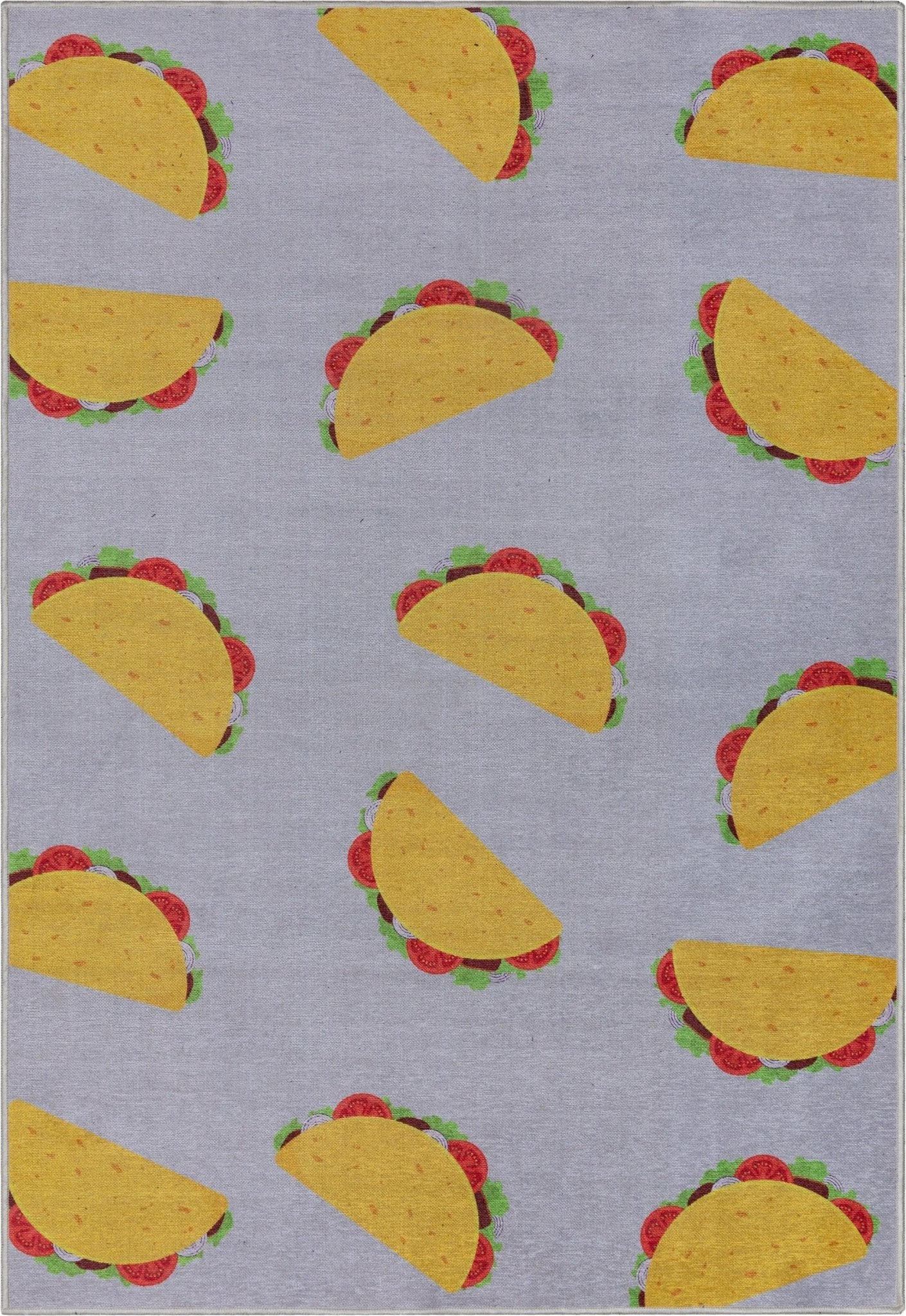 Multi Tacos Novelty Multi Pink Flat-Weave Rug Well Woven