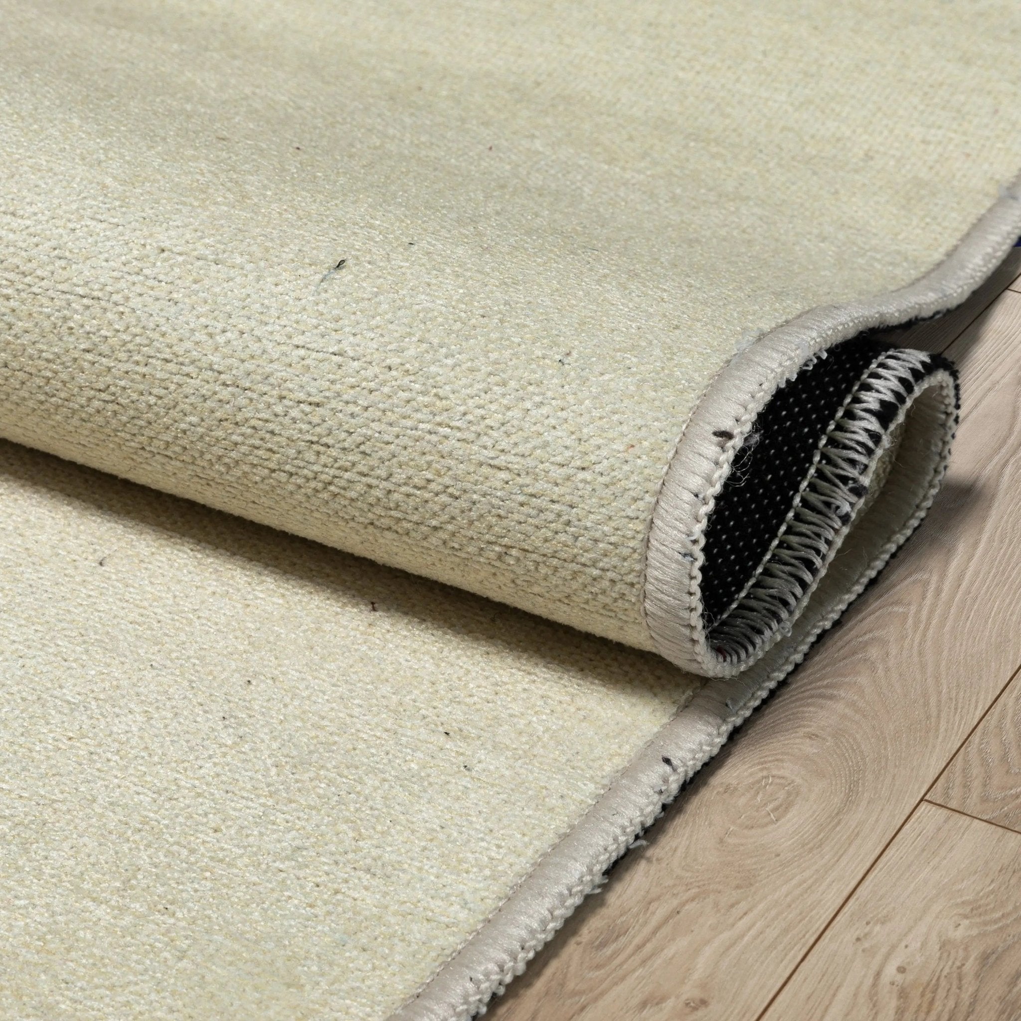 Double Taco Novelty Multi Yellow Flat-Weave Rug Well Woven