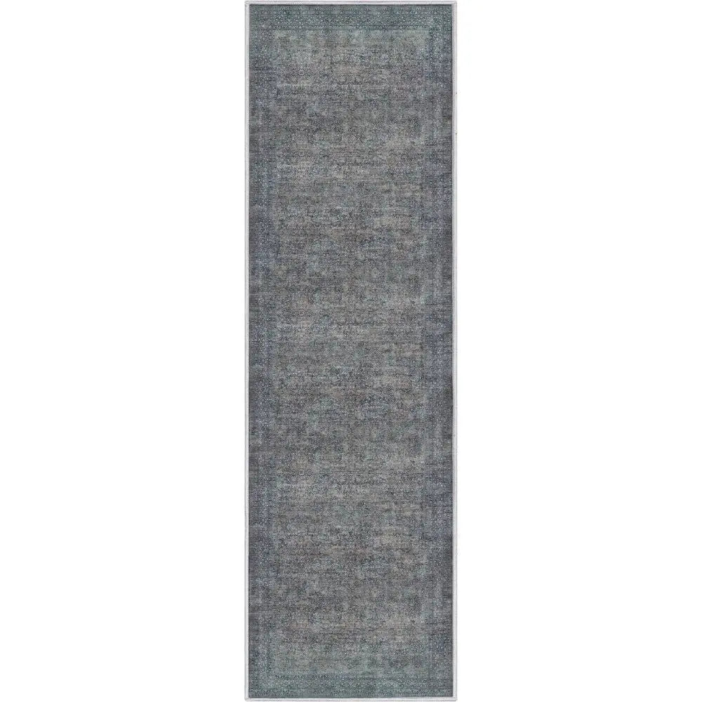Juliette Vintage Persian Oriental Blue Flat-Weave Rug Well Woven