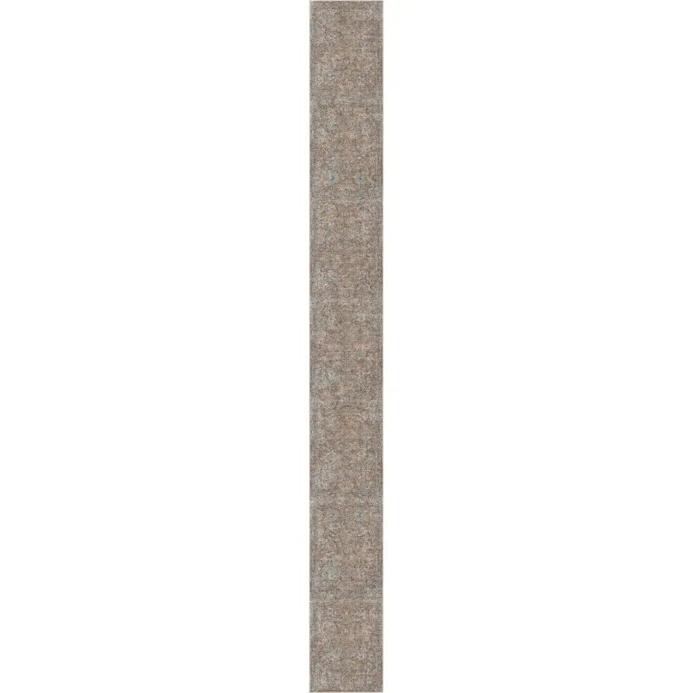 Emilia Vintage Persian Floral Blue Flat-Weave Rug Well Woven