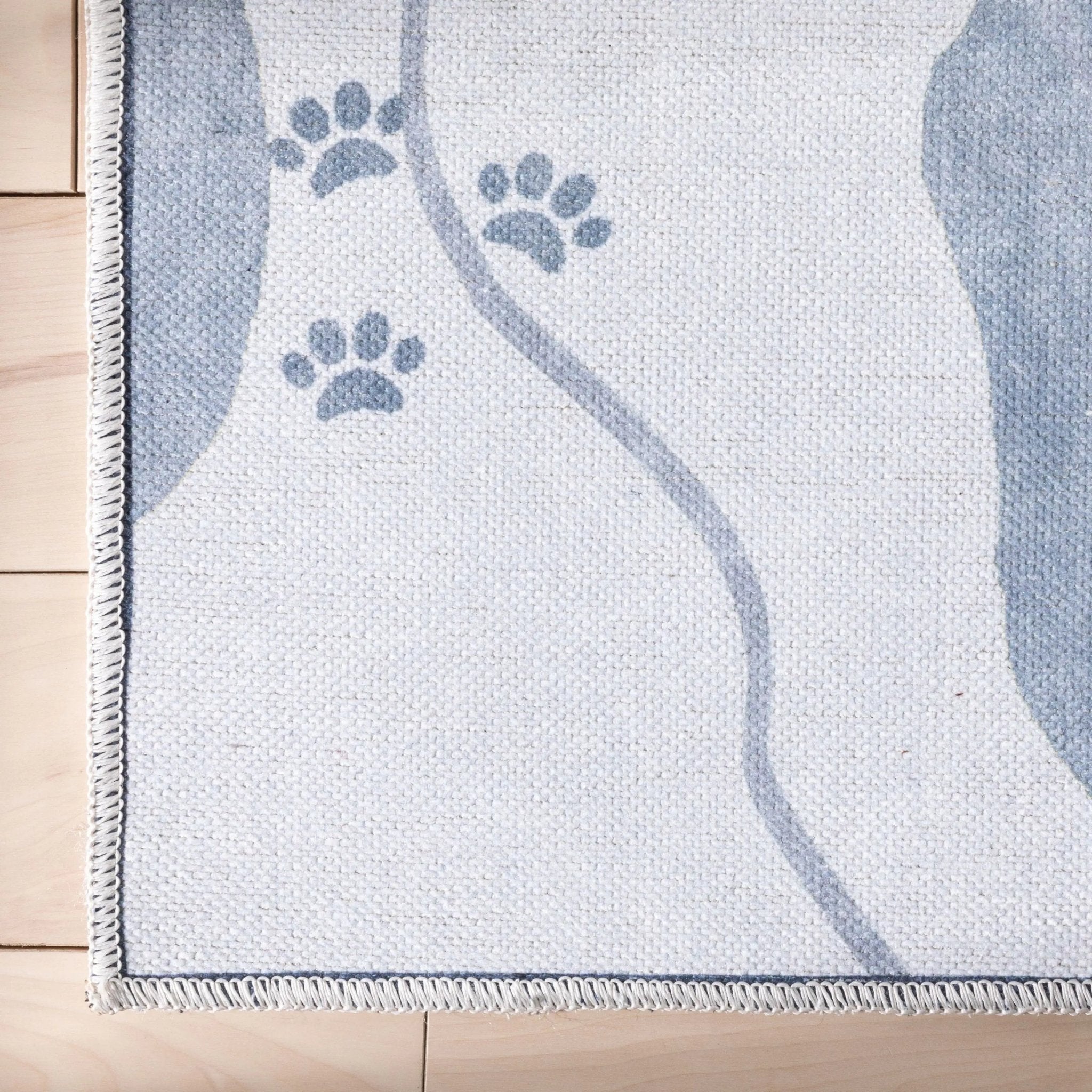 Safari Modern Grey Kids Flat-Weave Rug Well Woven