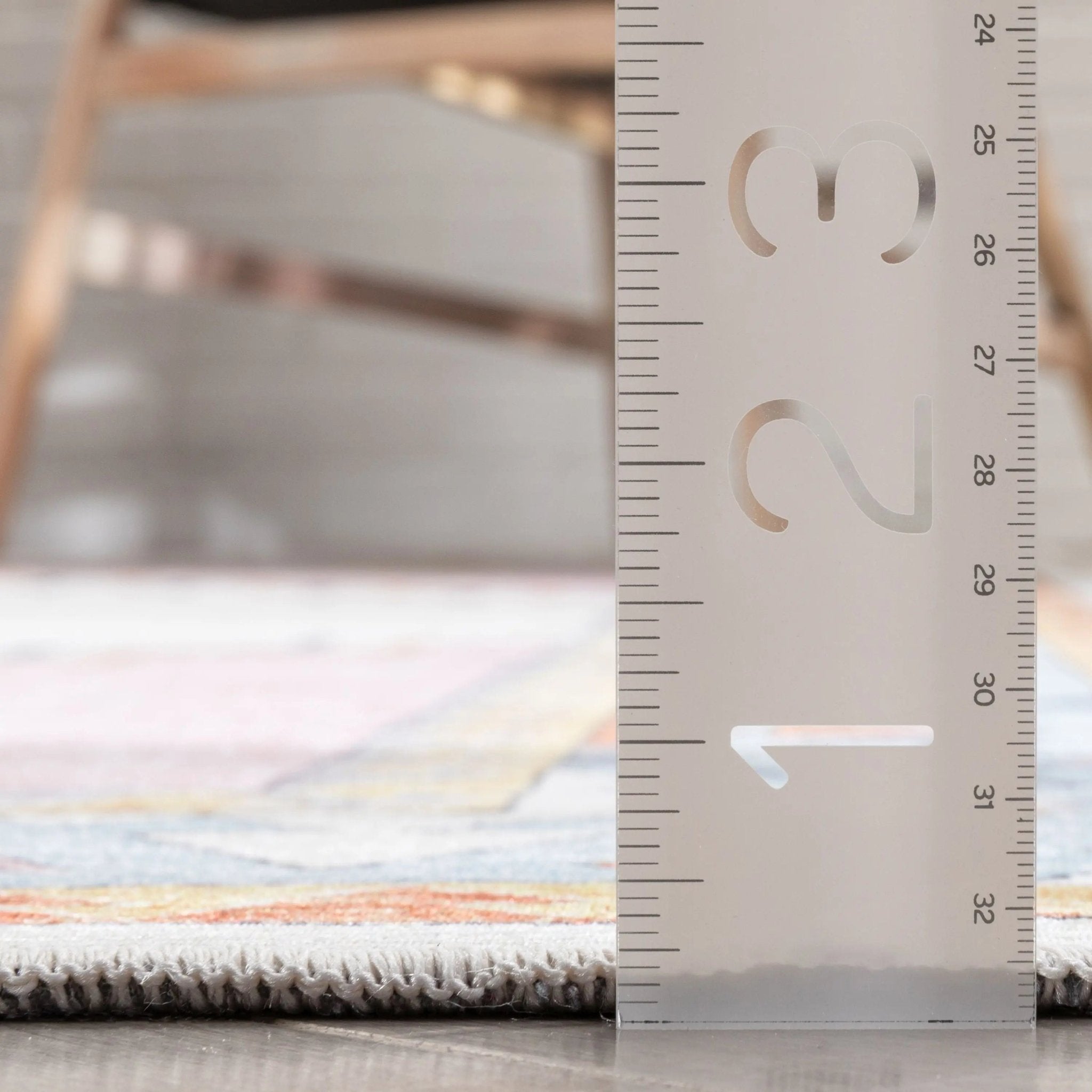 Ethnic Soft Medallion Modern Pink Beige Kids Flat-Weave Rug Well Woven