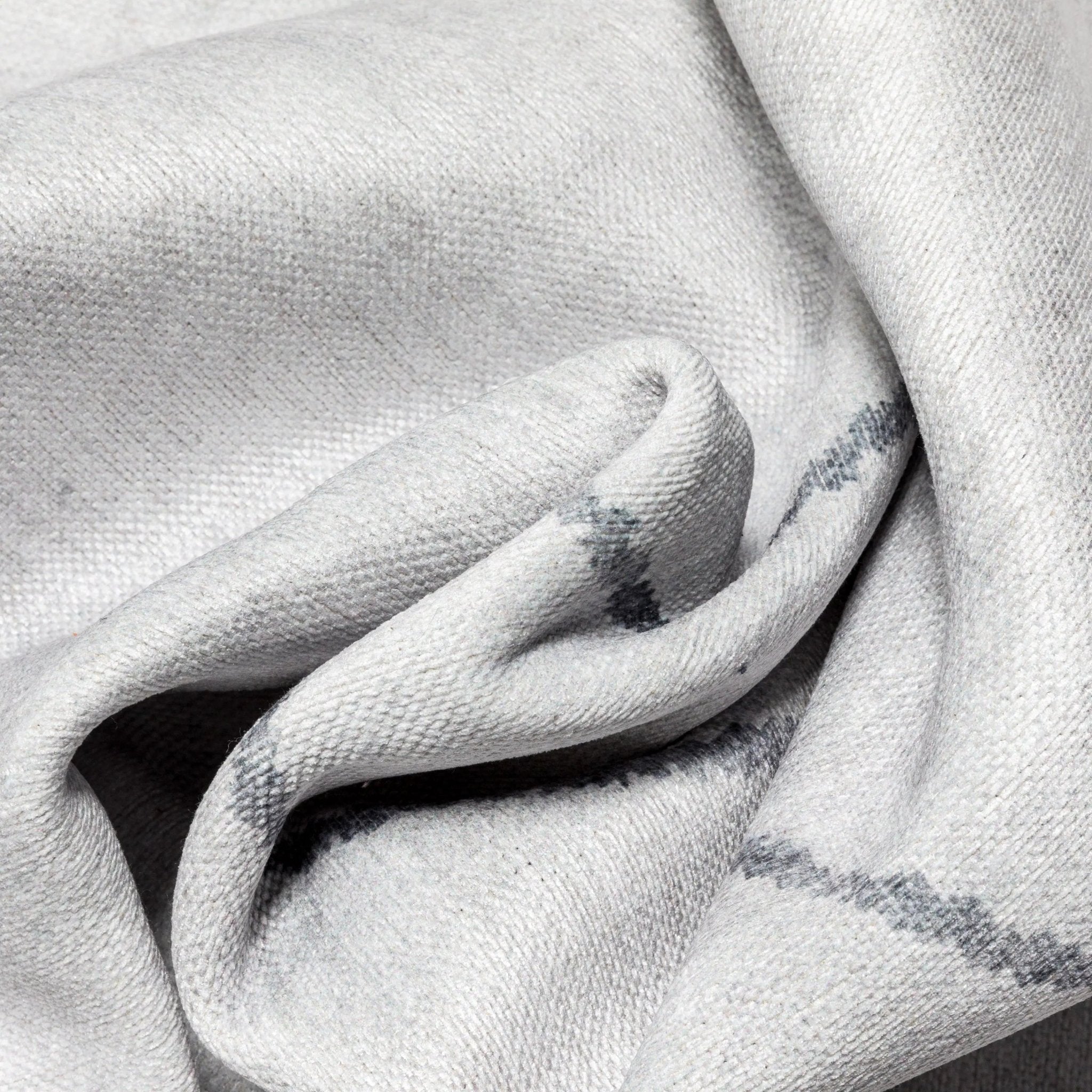 Bryn Moroccan Lattice Trellis Ivory Grey Area Flat-Weave Rug Well Woven