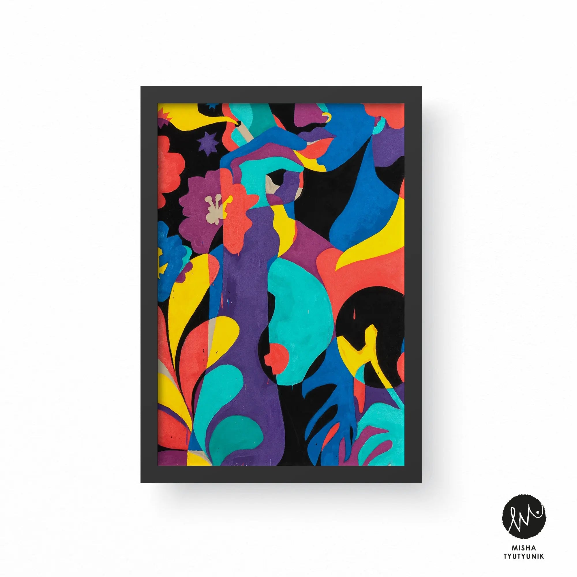 Well Woven x Misha Tyutyunik Sunday Jungle A Room With a View Multi-Color Rug Well Woven