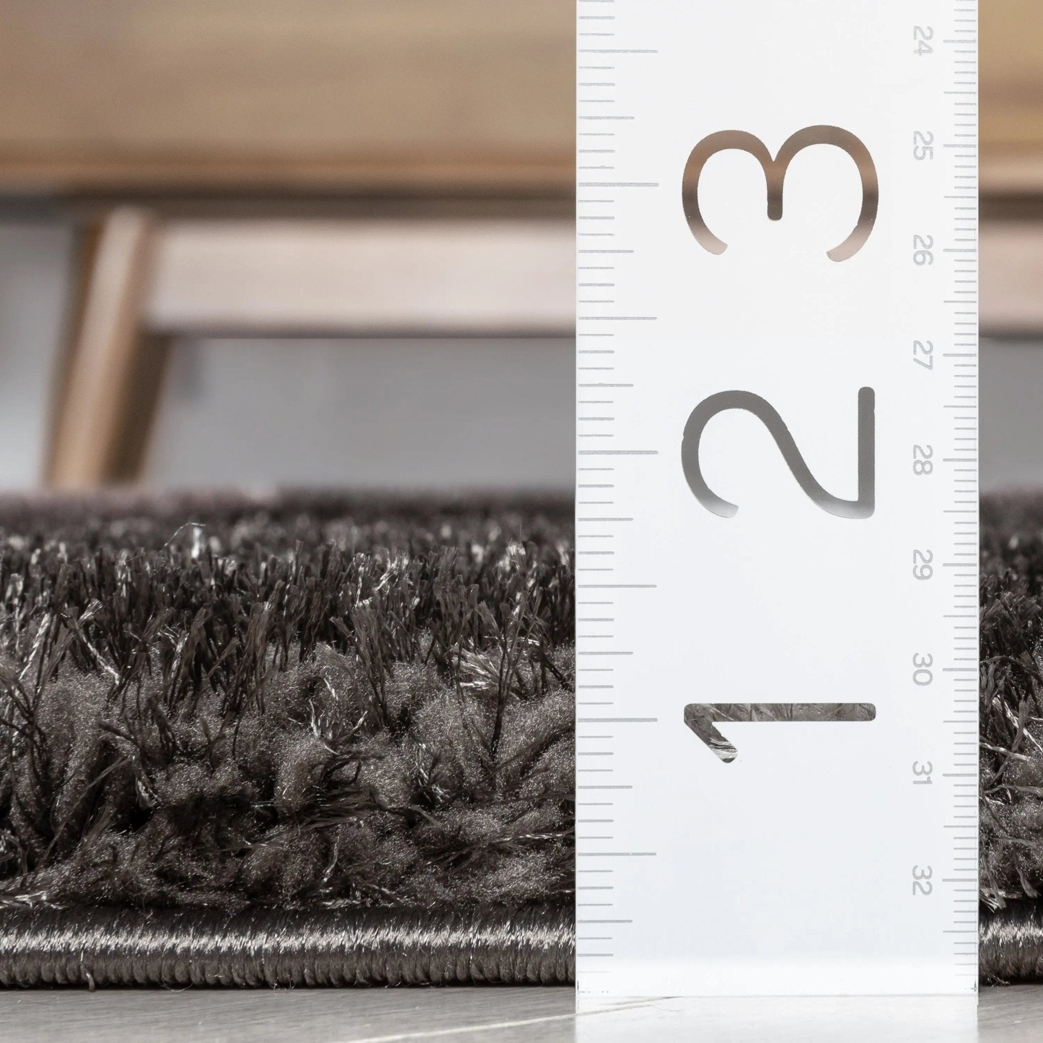 Luz Modern Geometric Blush 3D Textured Thick & Soft Shag Rug Well Woven