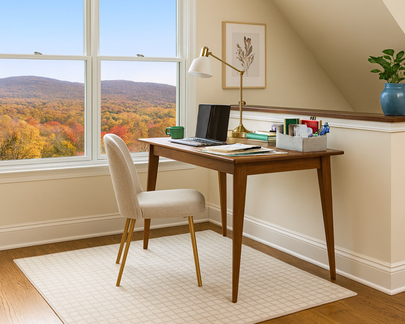 Comfortable Custom Rugs for Home Offices and Study Spaces