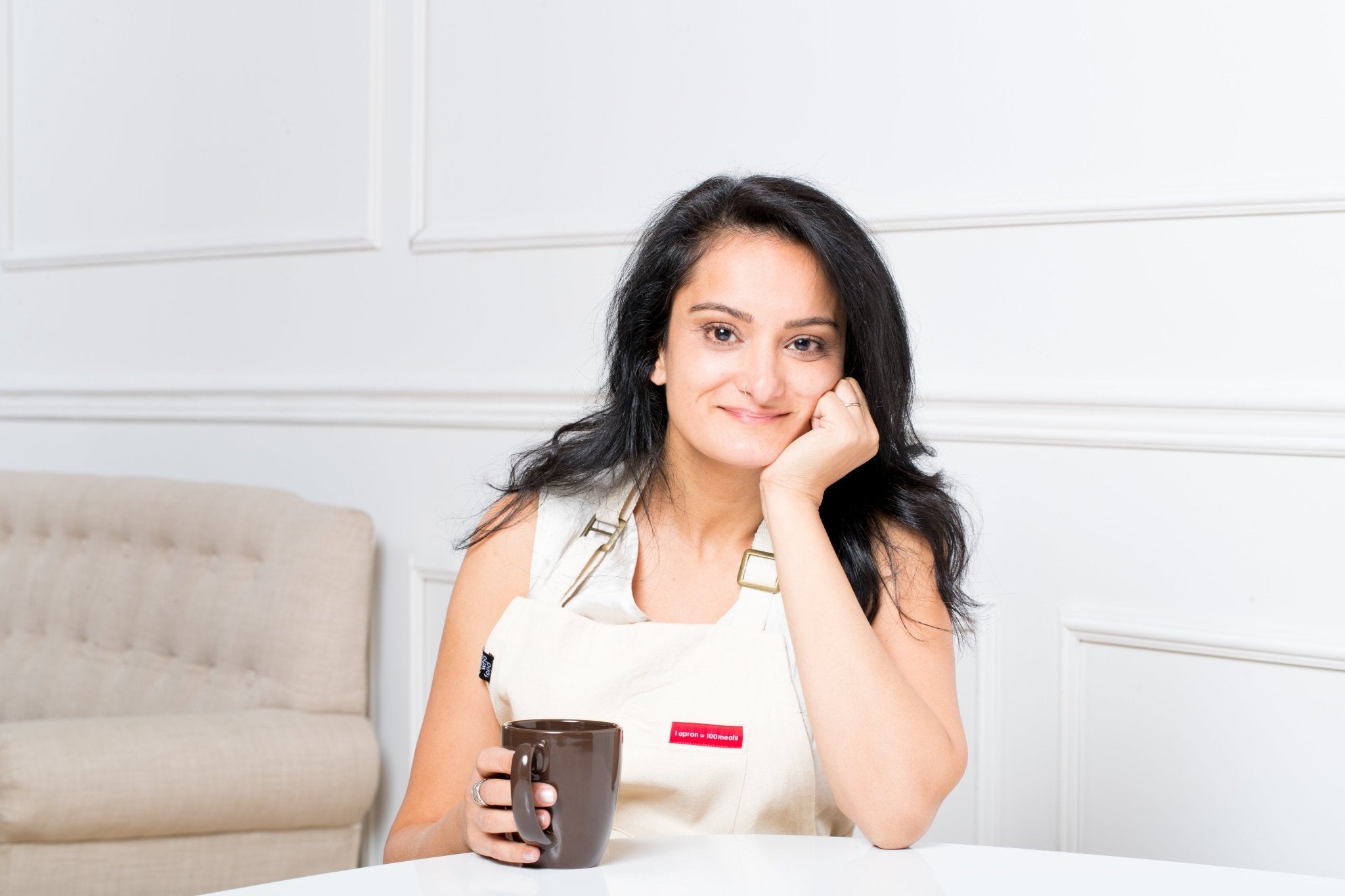 How foodie Seema Sanghavi is helping feed the world, one apron at a time. - Well Woven