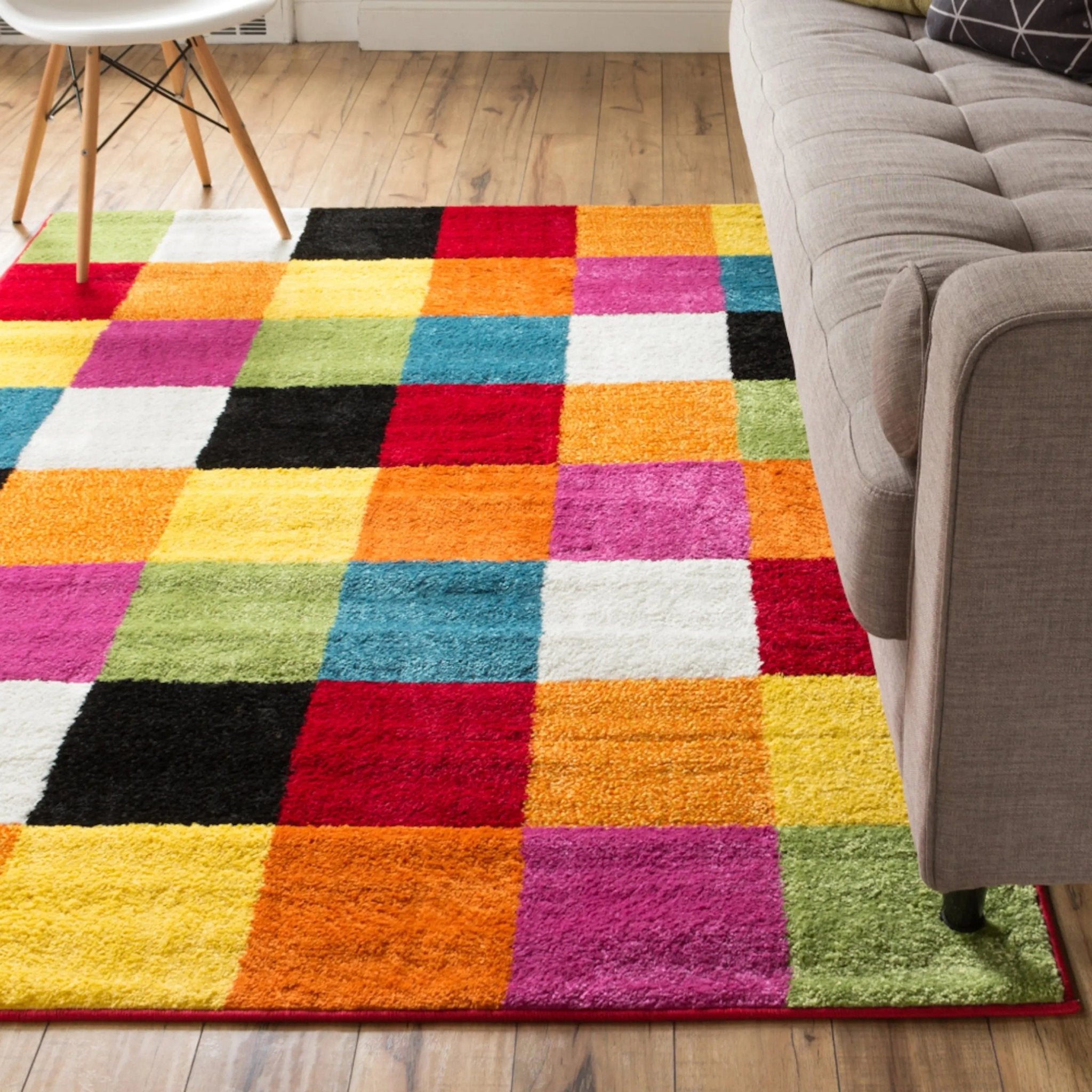 Starbright Bright Square Multi Rug Well Woven