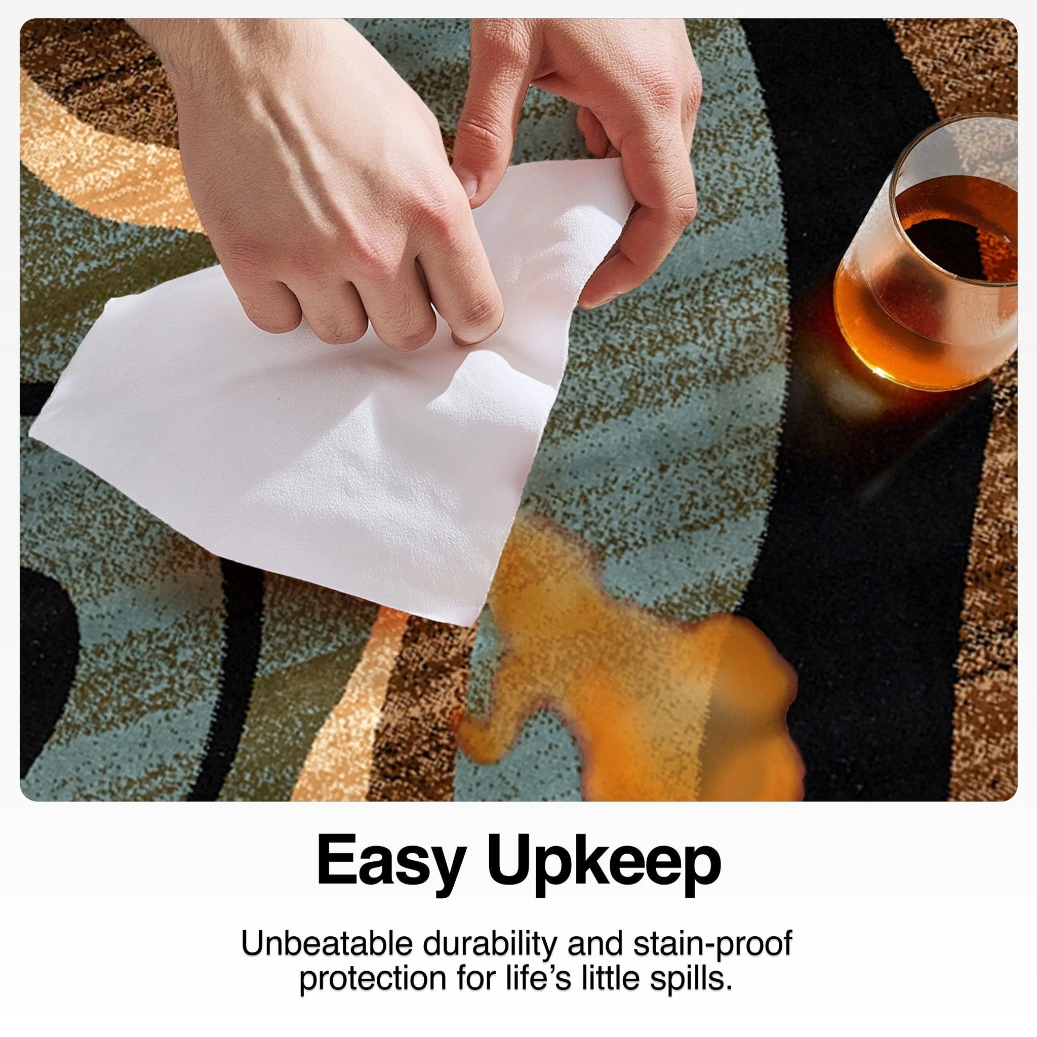 Nirvana Waves Custom Size Runner Modern Multi Blue 27 Inch Wide x Choose Your Length Hallway Runner Rug Well Woven