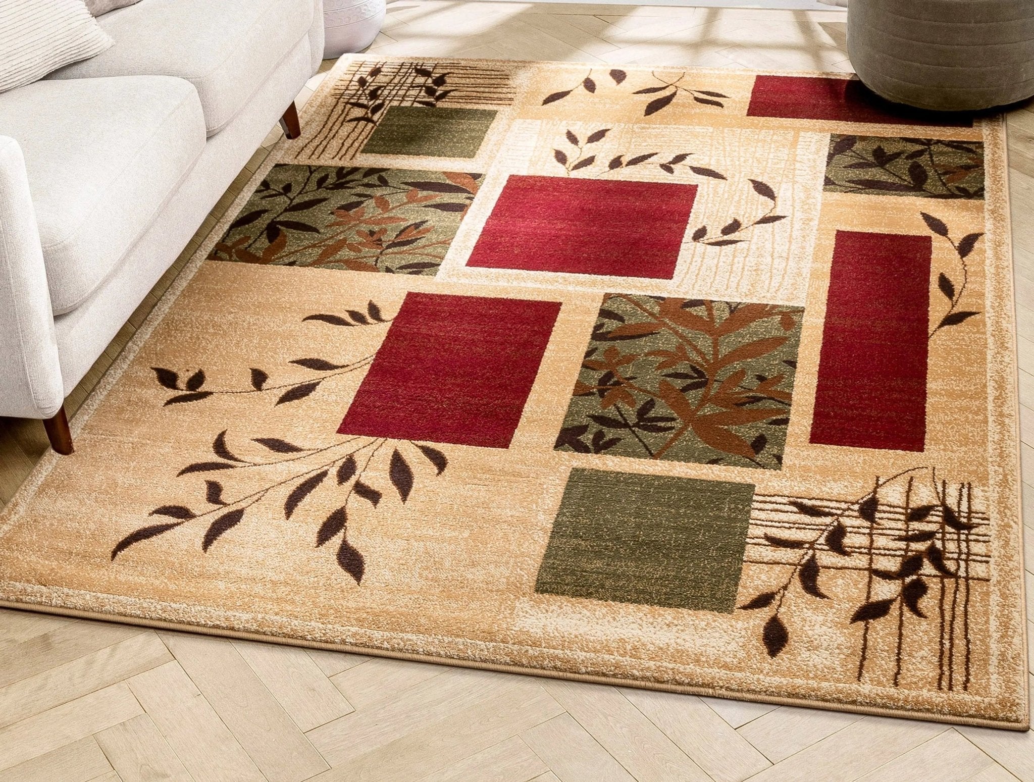 Hannover Ivory Modern Rug Well Woven