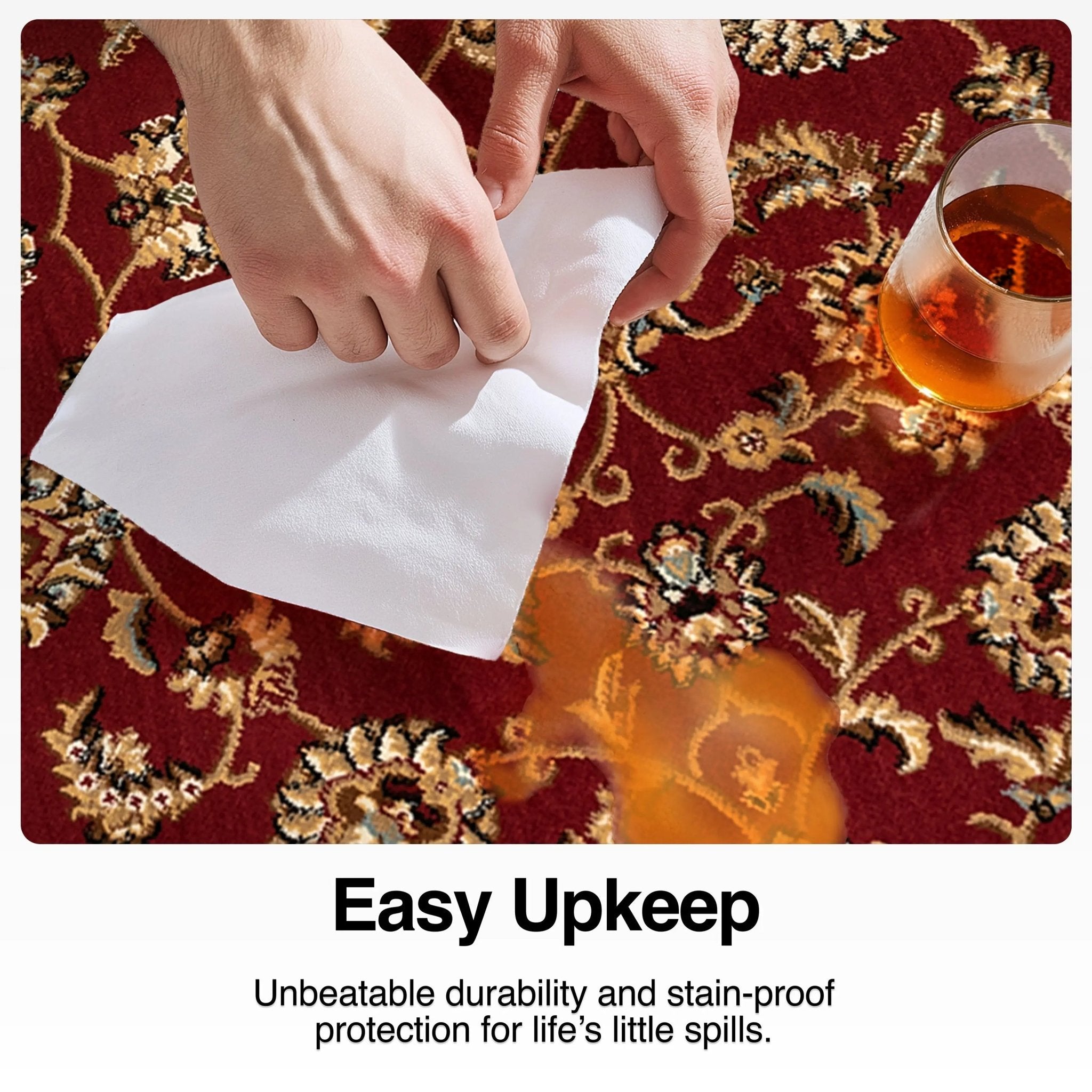 Sarouk Custom Size Runner Traditional Red 27 Inch Wide x Choose Your Length Hallway Runner Rug Well Woven