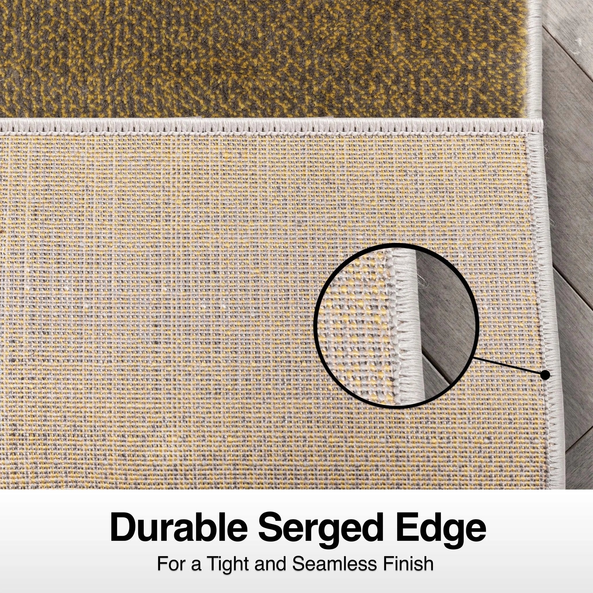 Custom Size Runner Emine Abstract Ombre Modern Yellow 27 Inch Wide x Choose Your Length Hallway Runner Rug Well Woven