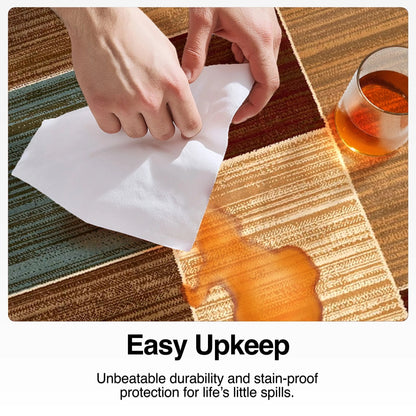 Custom Size Runner Yaren Geometric  Modern Red 27 Inch Wide x Choose Your Length Hallway Runner Rug Well Woven