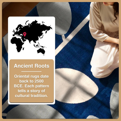 Belinay Botanical Leaves Pattern Rug Well Woven