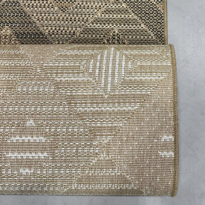 Alto Heritage Custom Size Indoor/Outdoor Runner - 27 Inches Width x Choose Your Custom Length - Well Woven - Jute Back