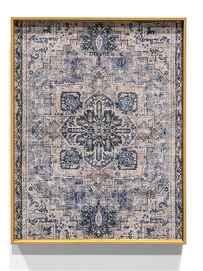 WellArt Tirana sustainable framed textile art on a white background.