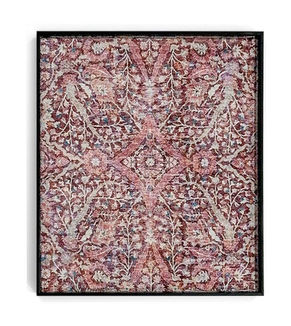 WellArt Isolde sustainable framed textile art on a white background.