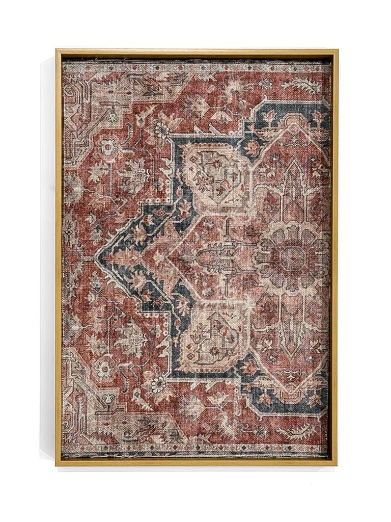 WellArt Paris sustainable framed textile art on a white background.