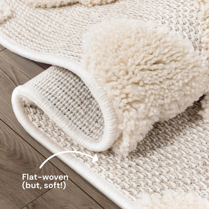 Chiara Tribal Moroccan High-Low Flat-Weave Rug Well Woven