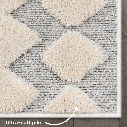 Chiara Tribal Moroccan High-Low Flat-Weave Rug Well Woven