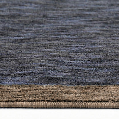 COD-13 - Close-up of a textured blue and brown rug