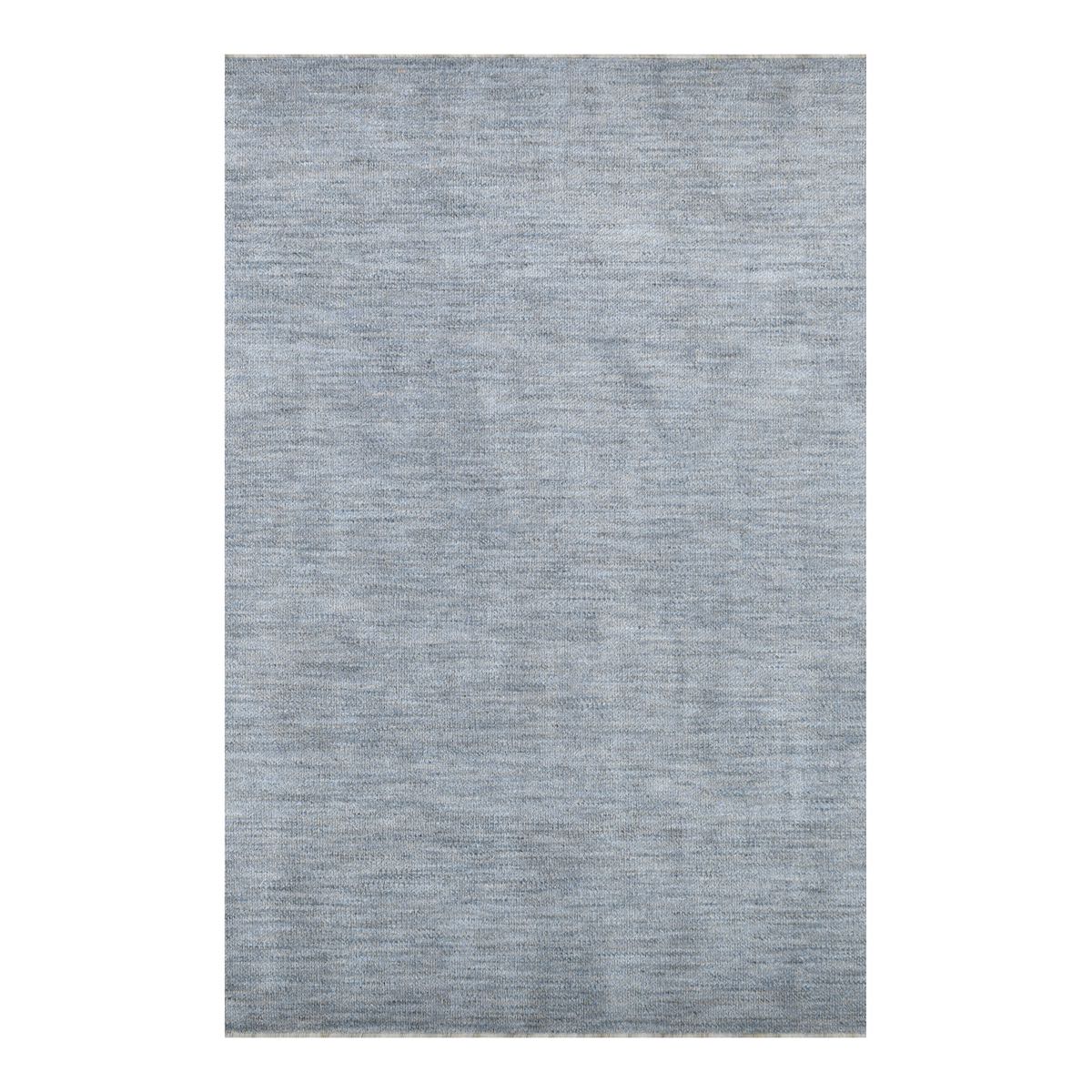 COD-17 Well Woven Moor Washable Rug: A mist blue area rug on a white background