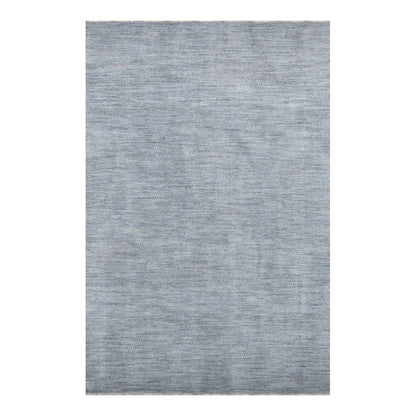 COD-17 Well Woven Moor Washable Rug: A mist blue area rug on a white background